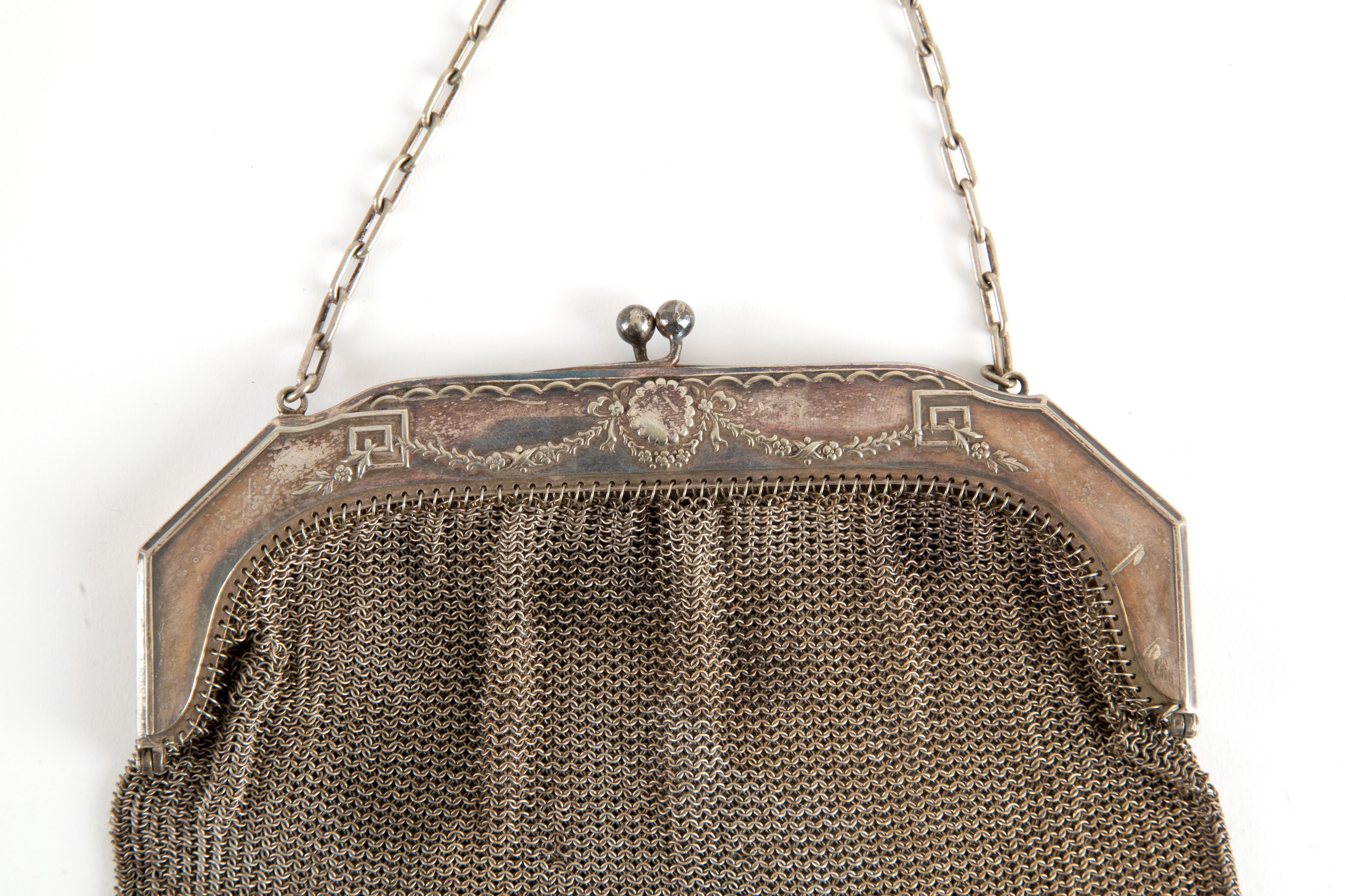 Tre borsette in argento