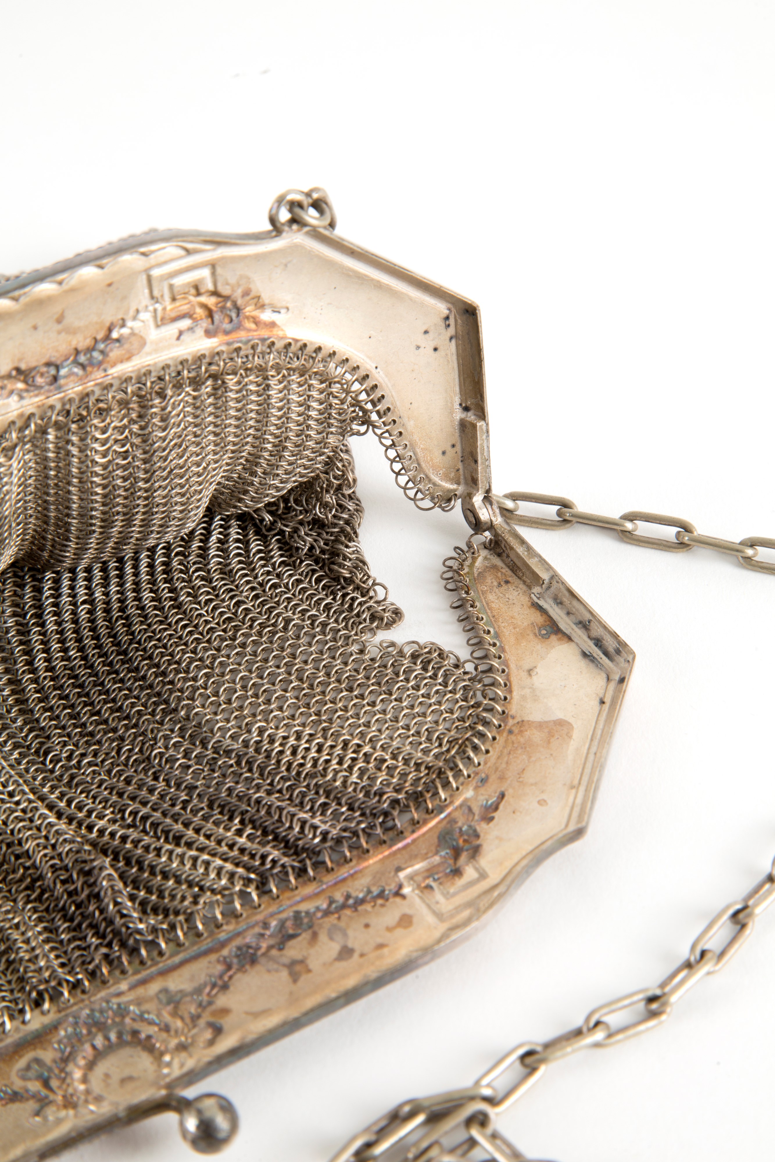 Tre borsette in argento