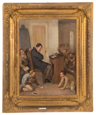 Dipinto "bambini a Scuola"