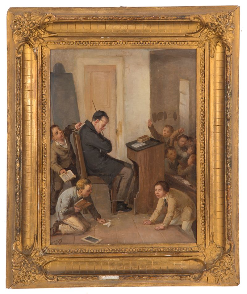 Dipinto "bambini a Scuola"