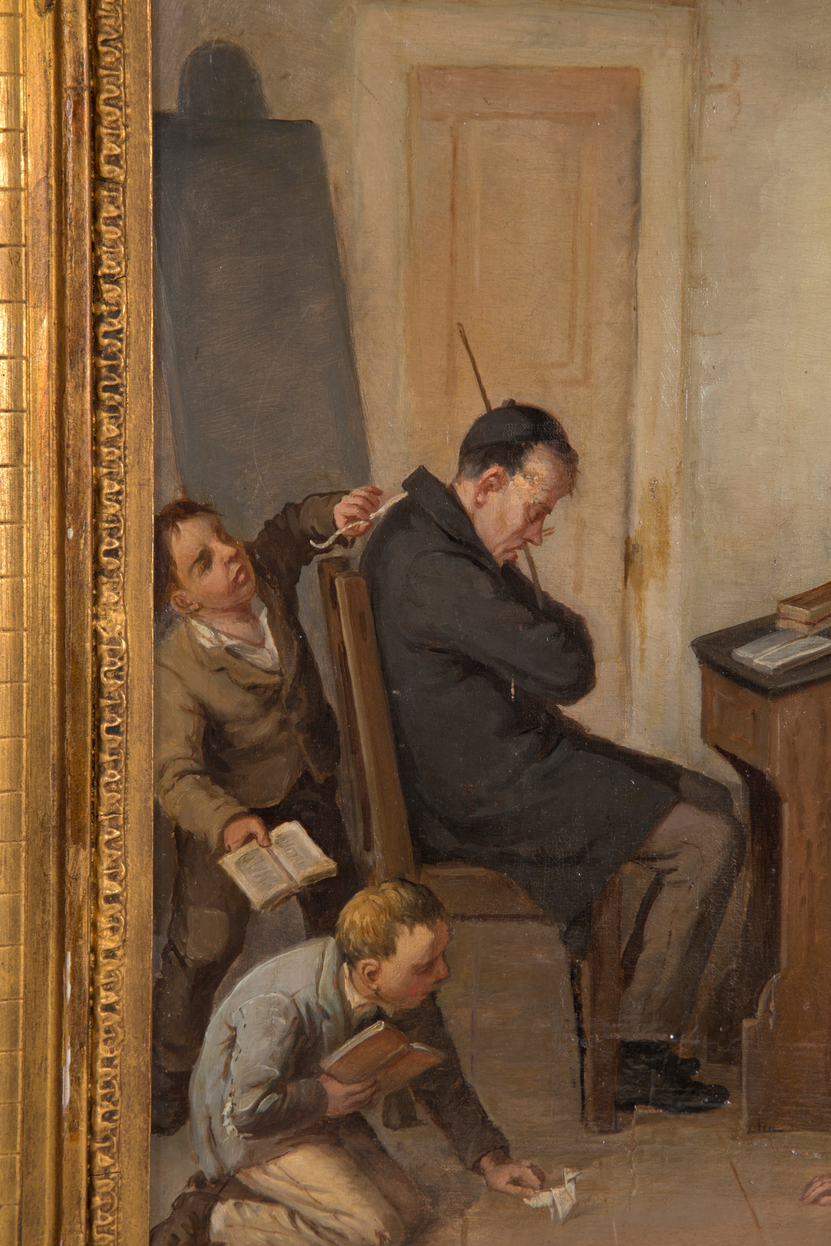 Dipinto "bambini a Scuola"