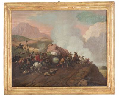 Dipinto "battaglia"
