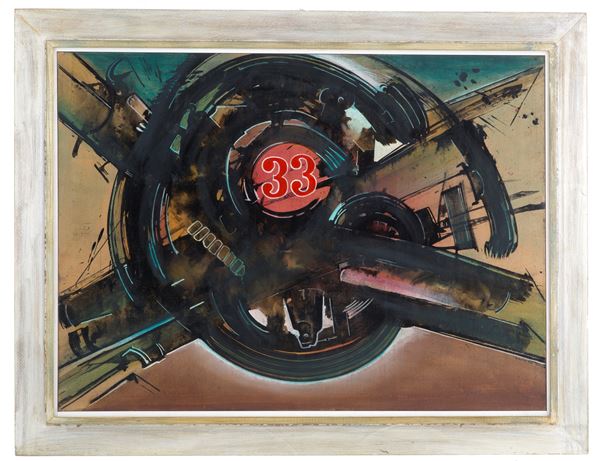 GIANNI BERTINI - Mixed media 'L'ORACOLO DI DELFI'