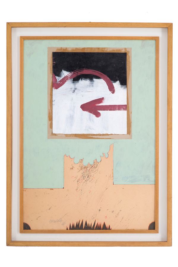 PAOLO BARATELLA - Mixed media "UNTITLED"