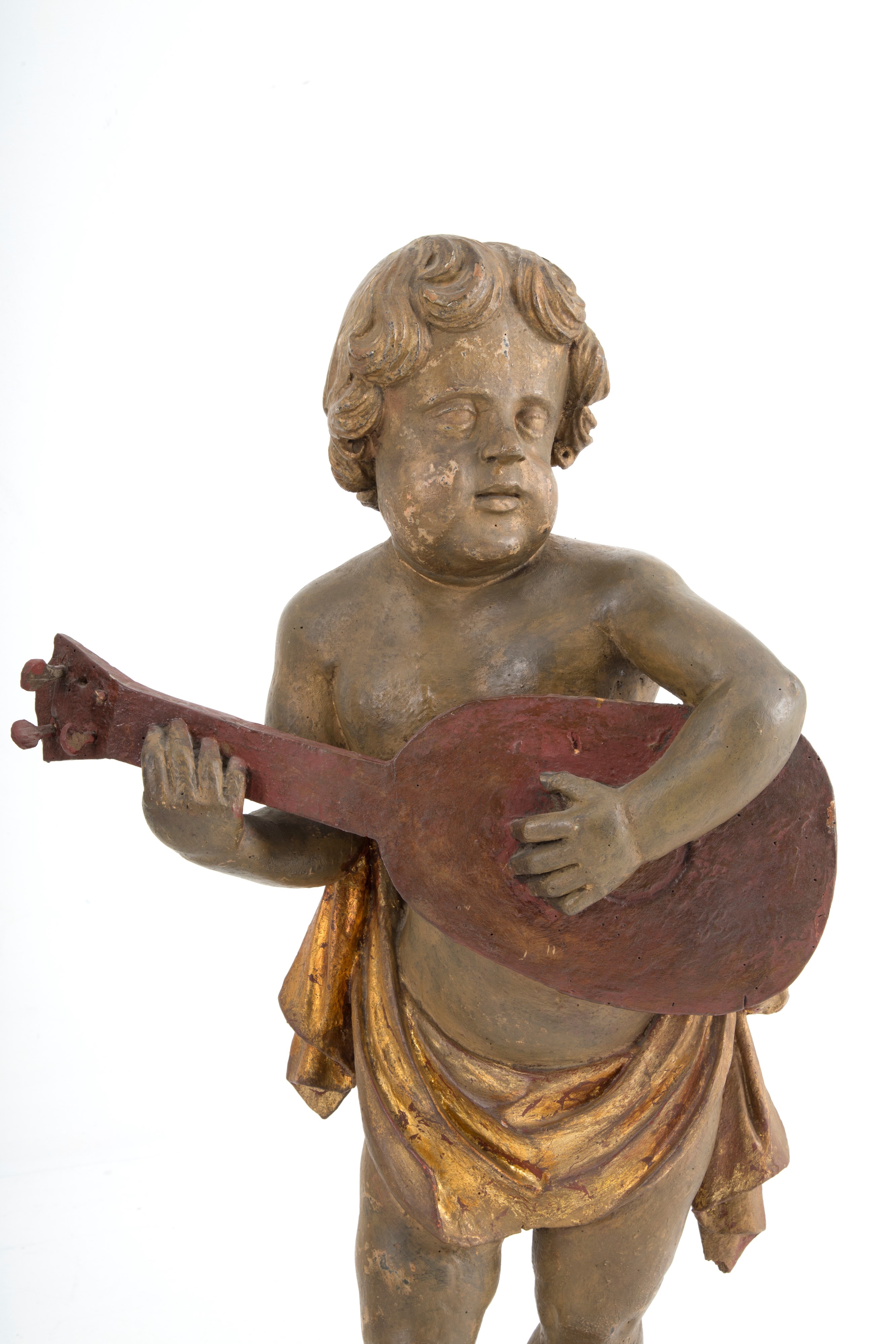 Coppia di sculture "PUTTI MUSICANTI"