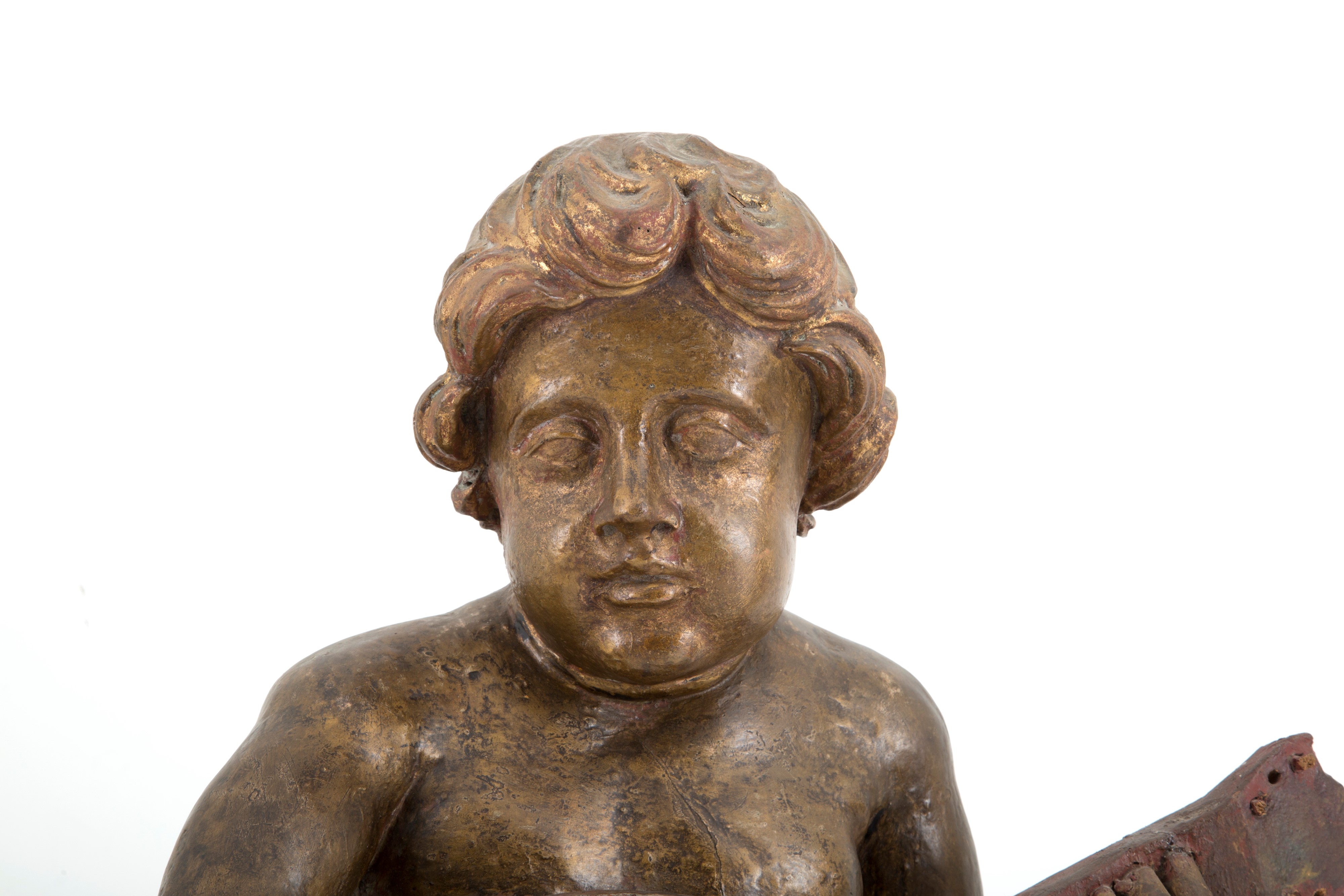 Coppia di sculture "PUTTI MUSICANTI"
