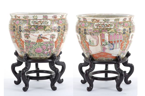 Pair of cachepots
