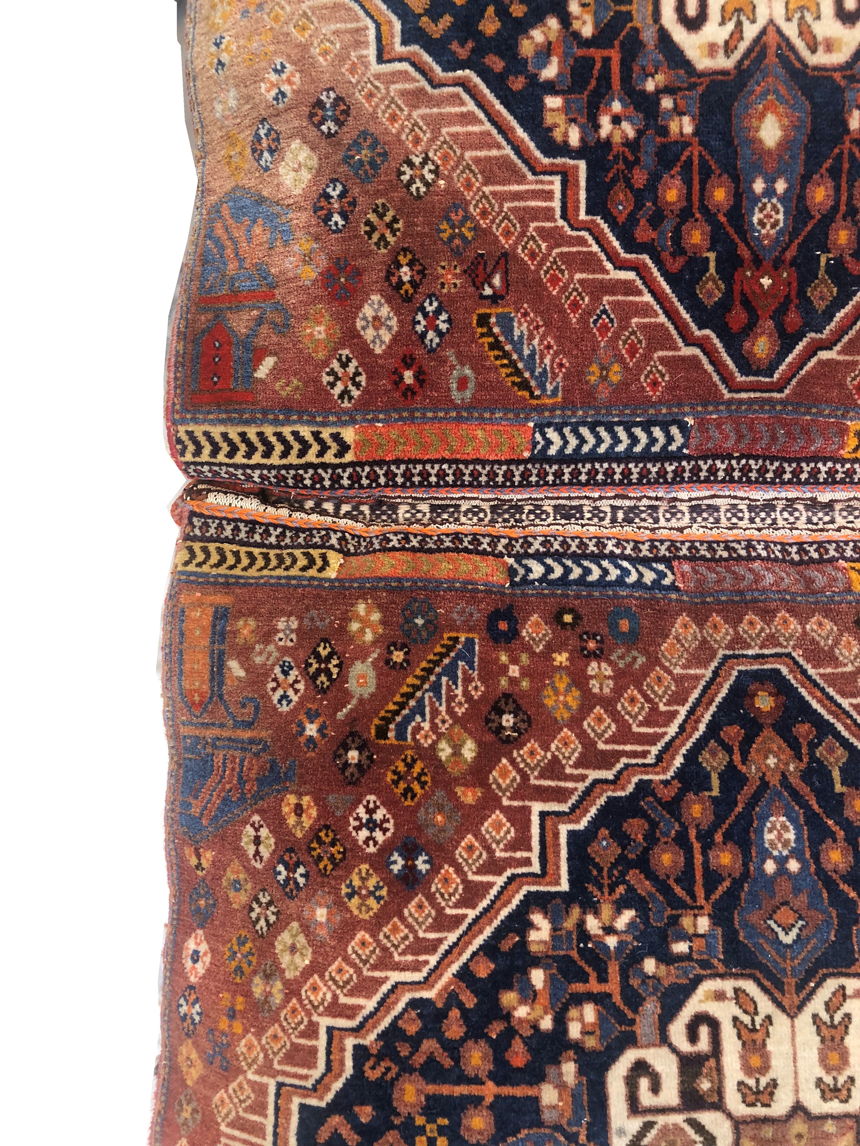 Coppia di cuscini Qashkay. Iran