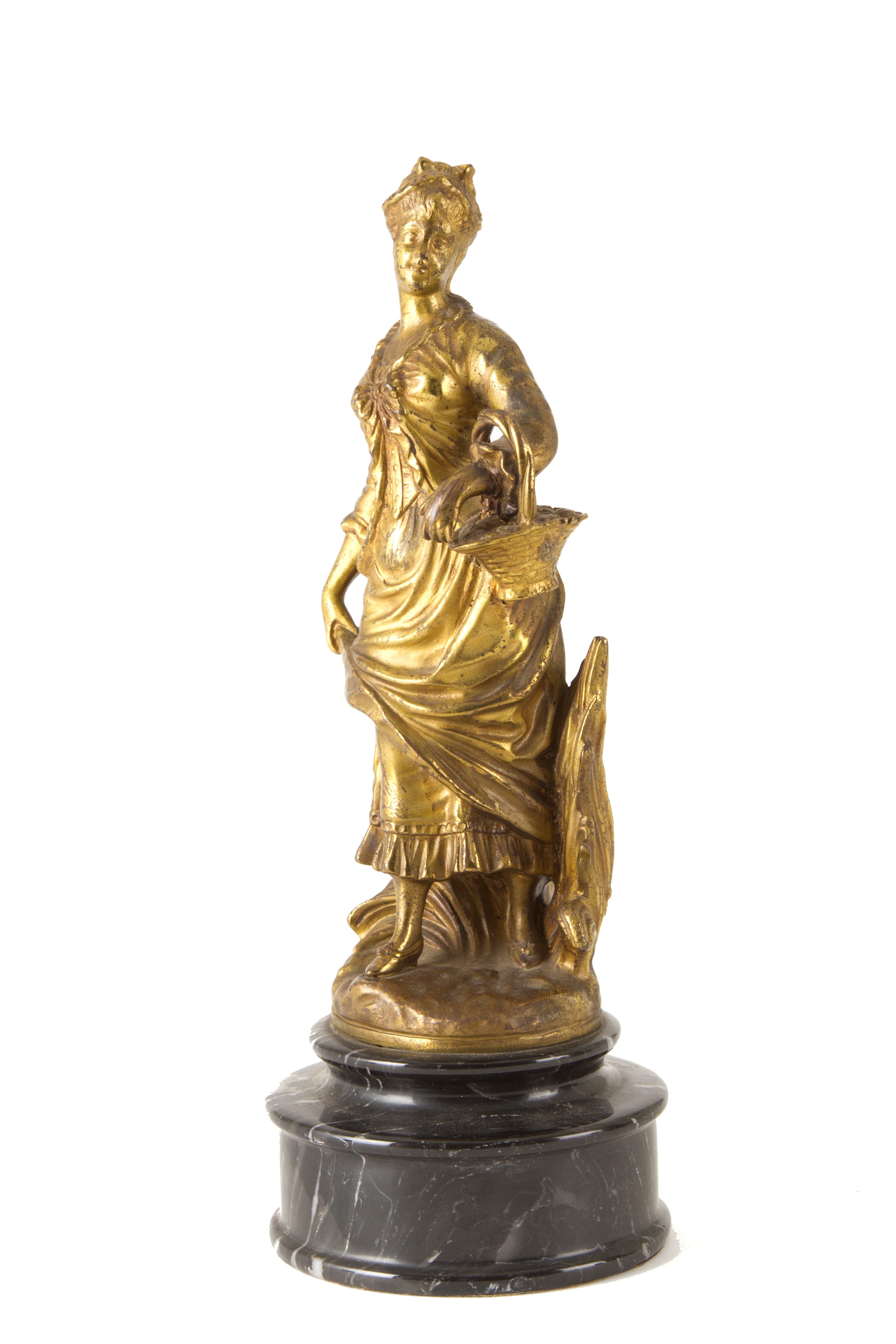 Coppia di Bronzetti "ufficiale e Gentildonna"