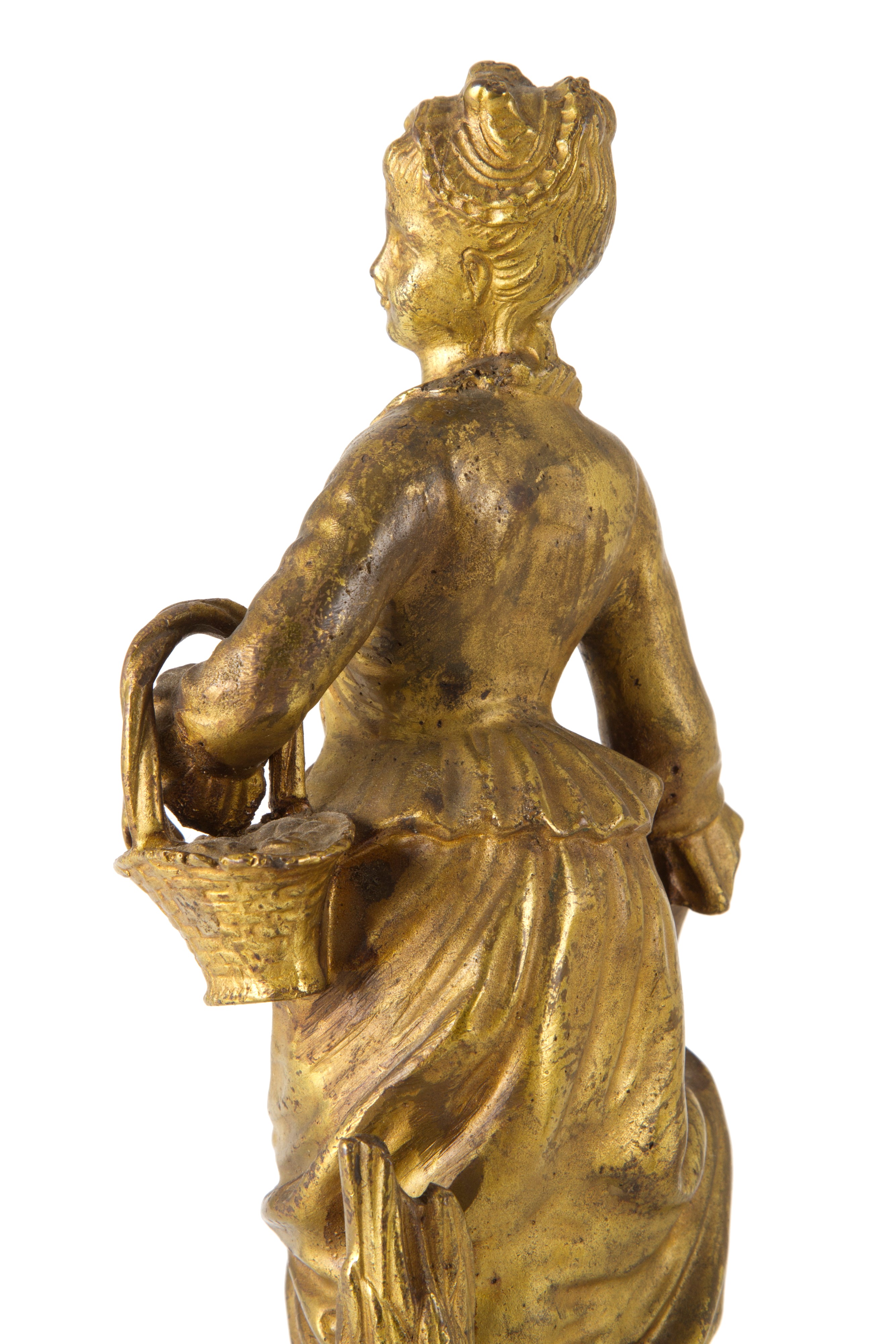Coppia di Bronzetti "ufficiale e Gentildonna"