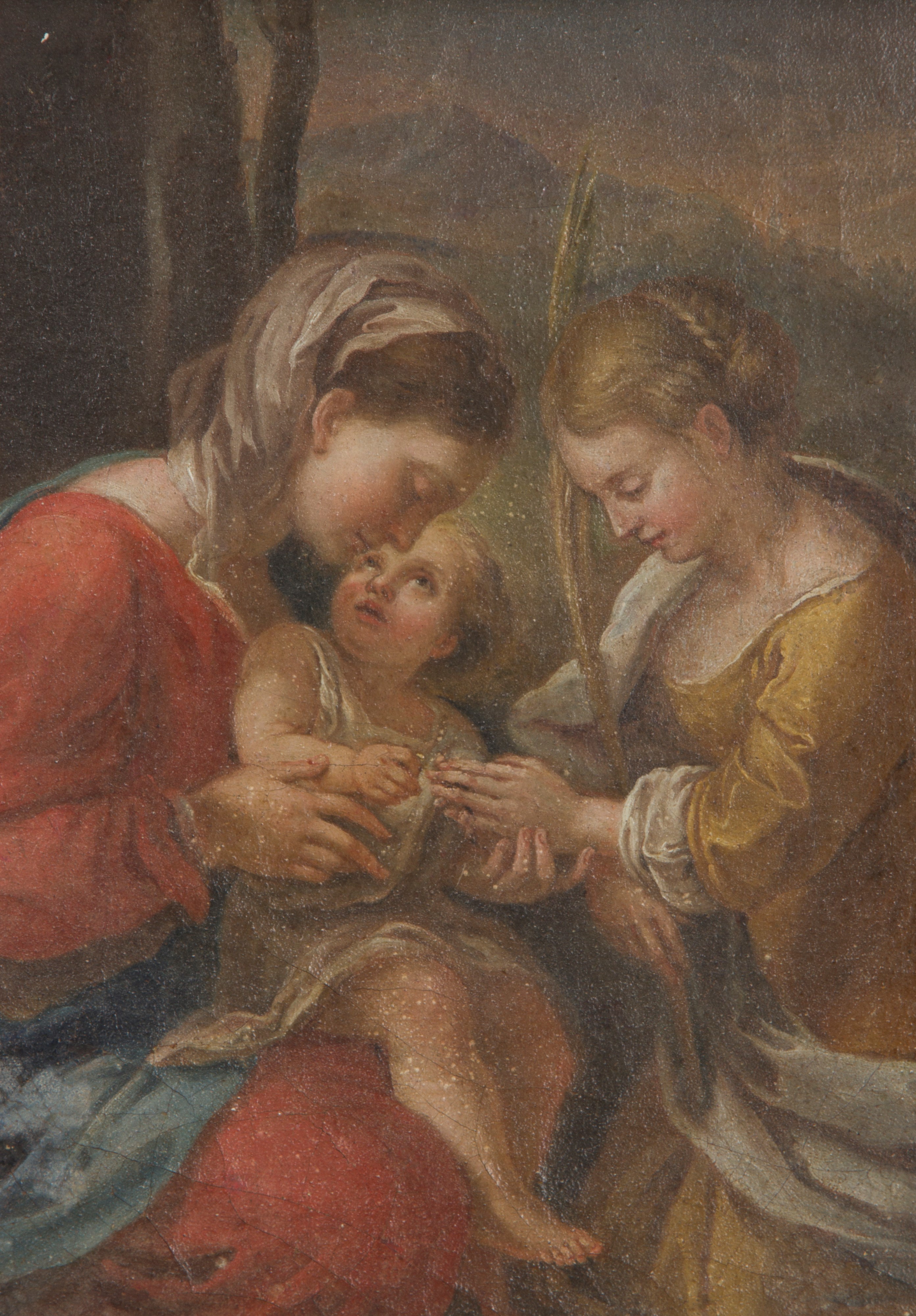 Dipinto "matrimonio Mistico di Santa Caterina"