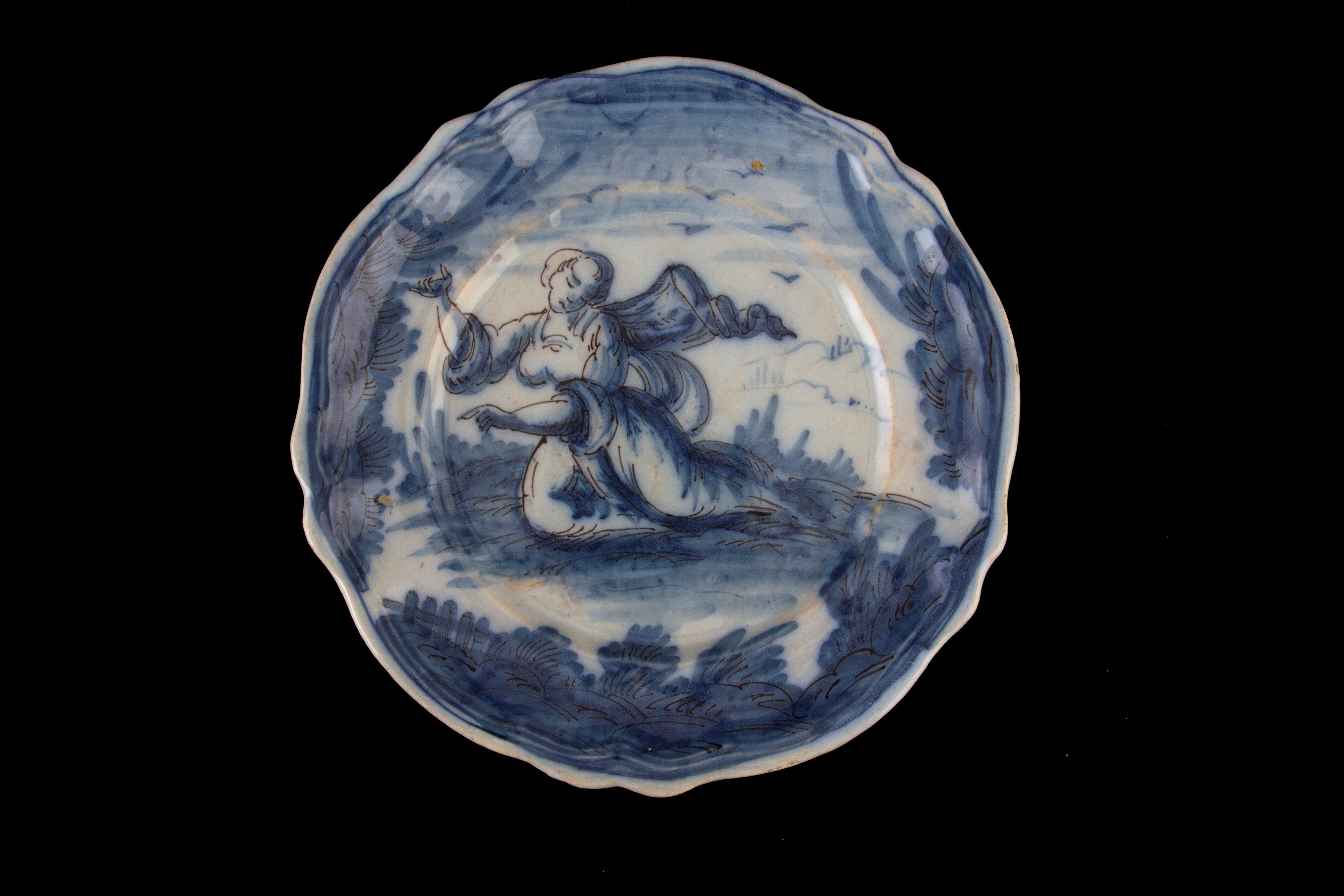 Due piatti in ceramica. Savona