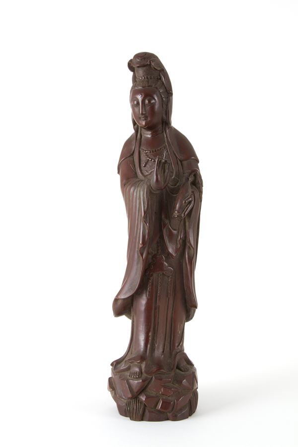 Scultura in legno "GUANYIN"