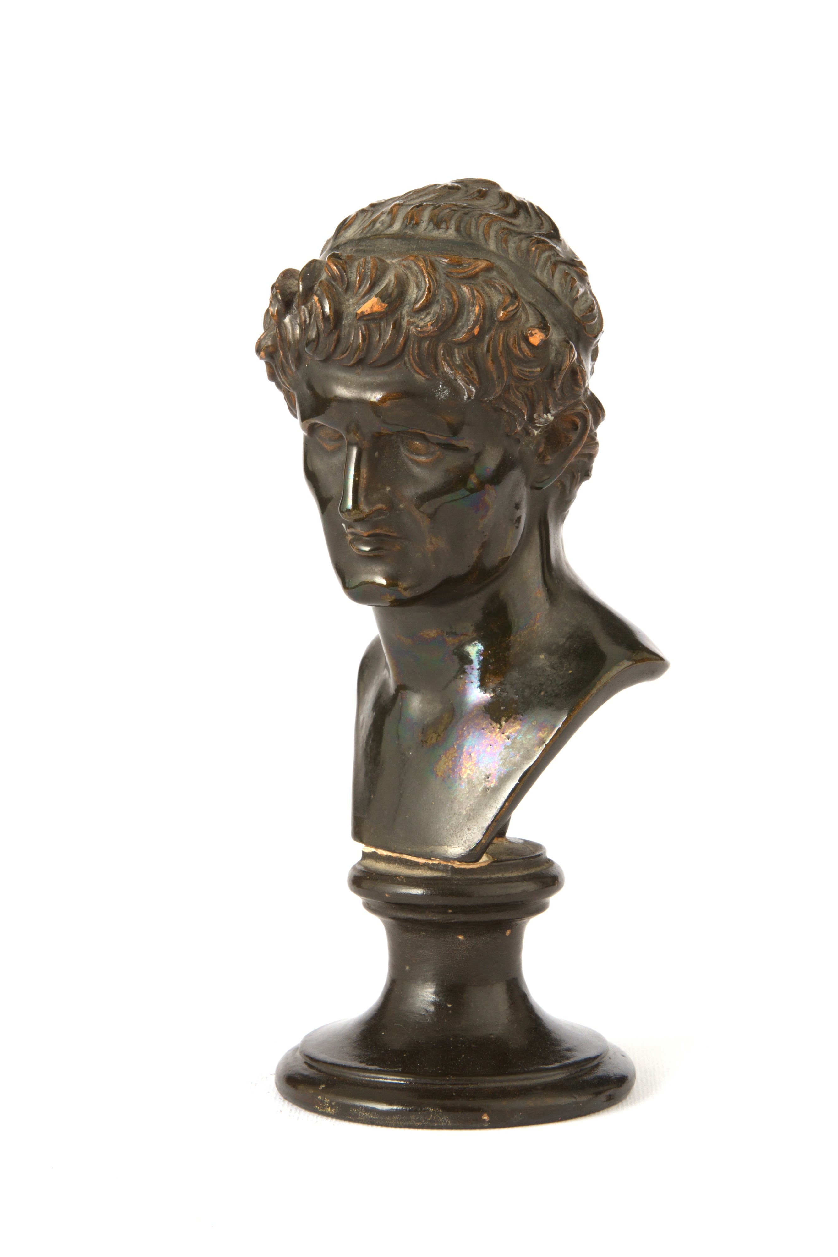 Scultura in Terracotta "testa di Giulio Cesare"