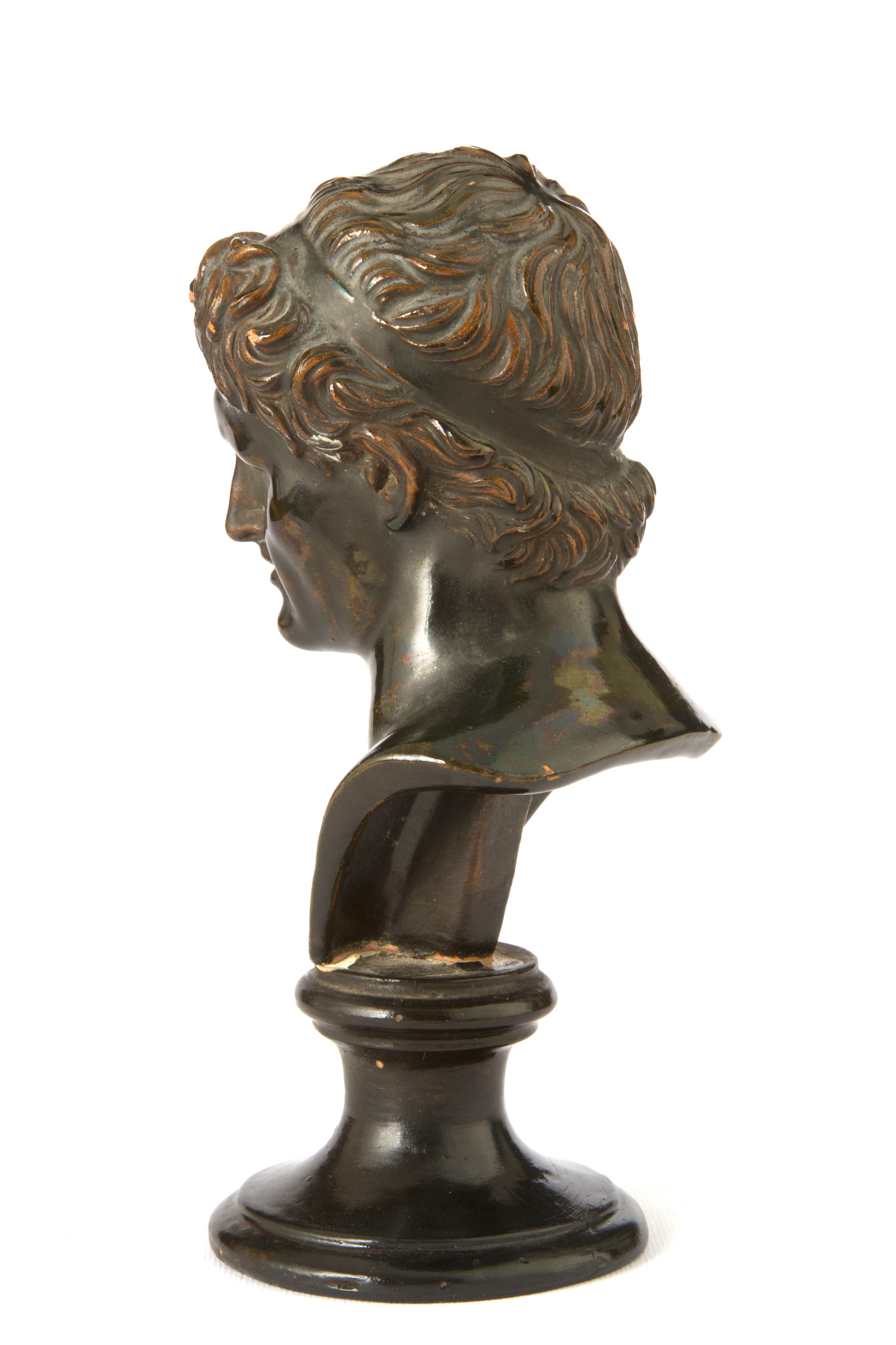 Scultura in Terracotta "testa di Giulio Cesare"