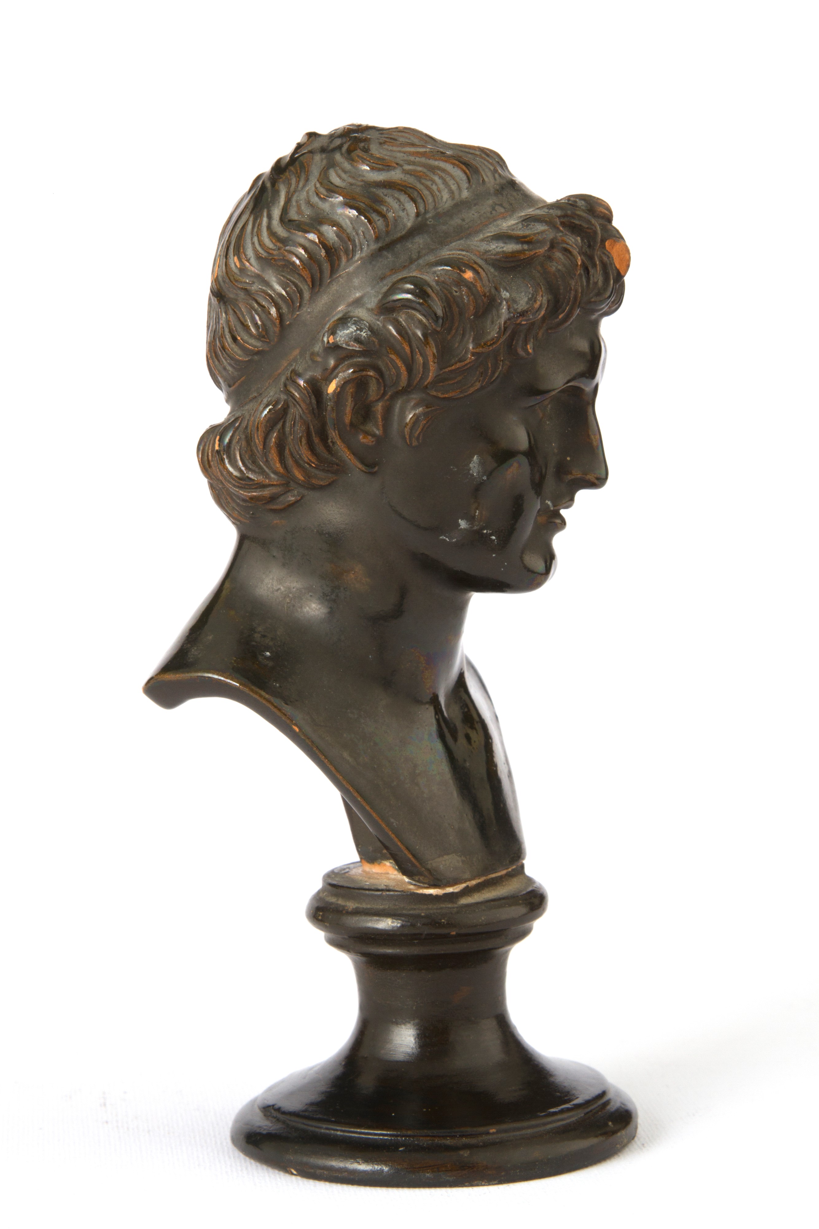 Scultura in Terracotta "testa di Giulio Cesare"
