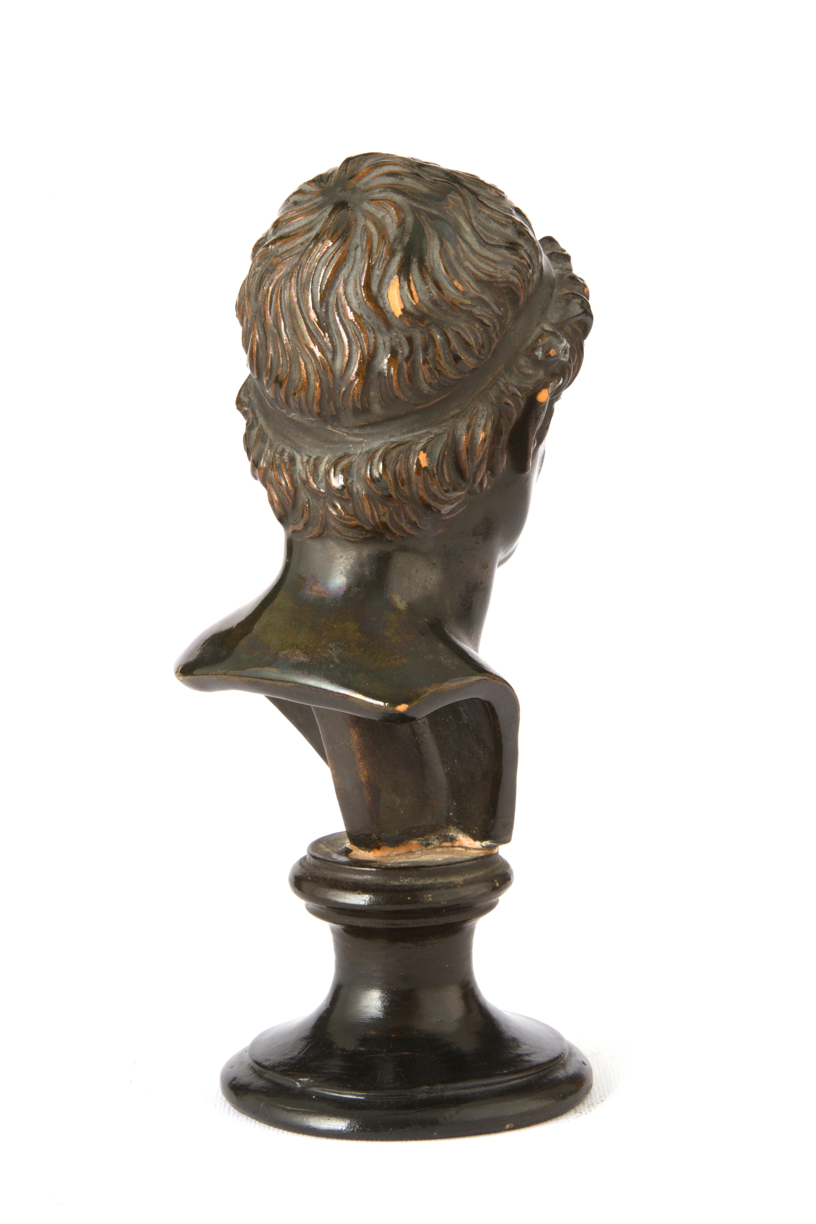 Scultura in Terracotta "testa di Giulio Cesare"