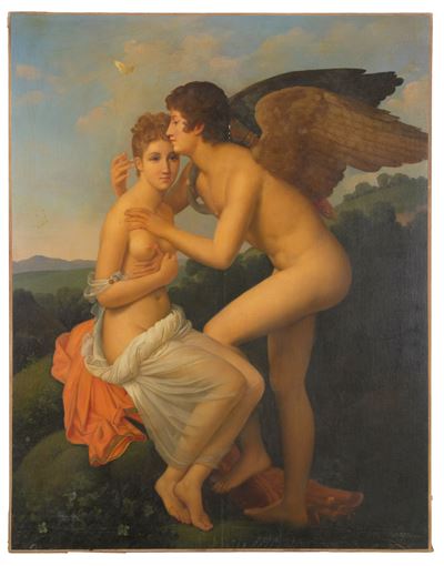 Dipinto "amore e Psiche"