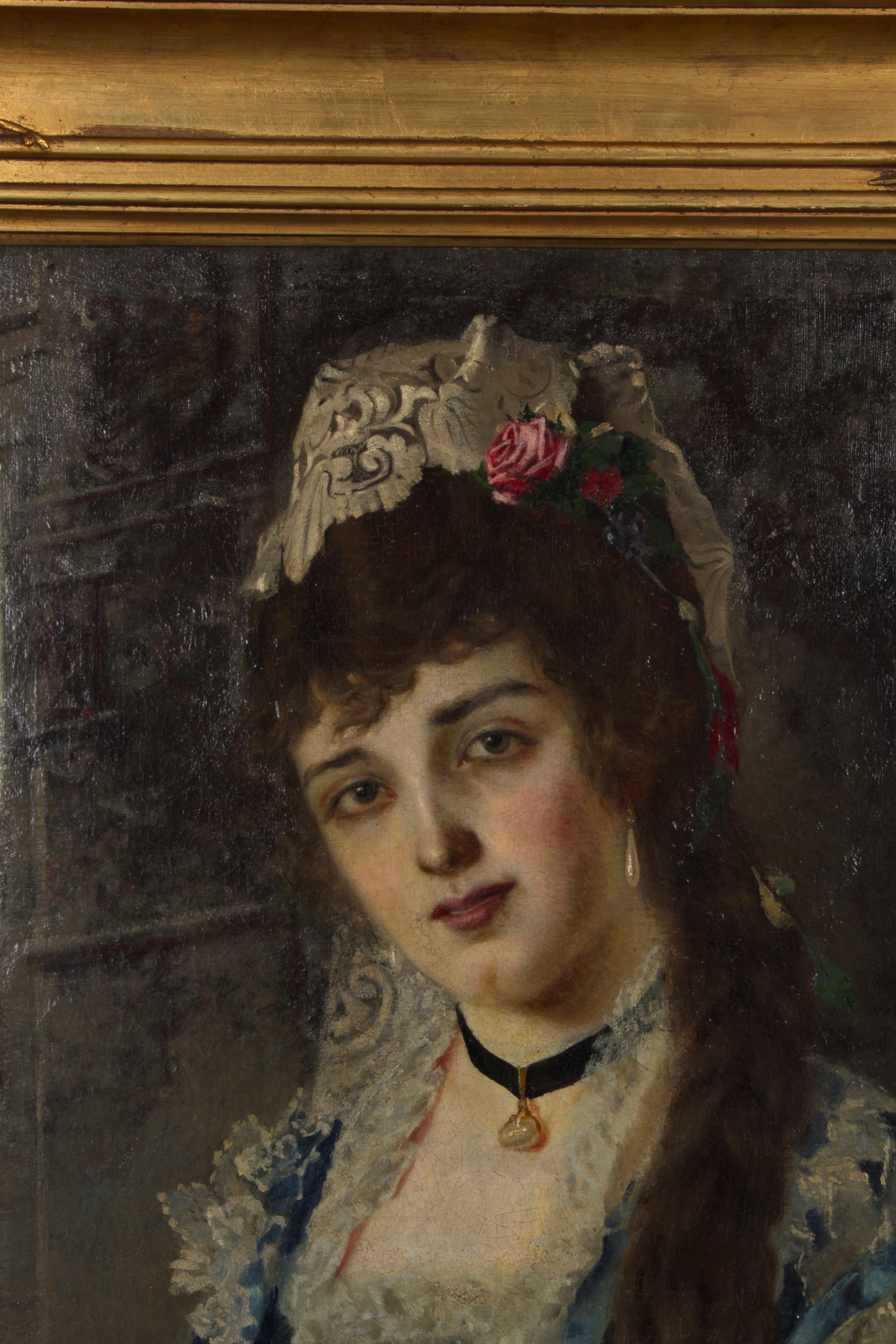 Bartolomeo Giuliano - Dipinto "margherita Nell'opera Faust"