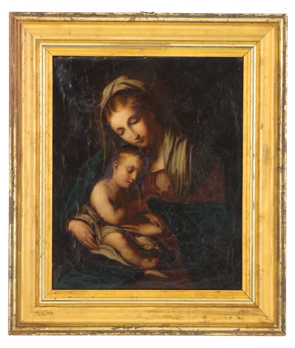 Dipinto "MADONNA CON BAMBINO"