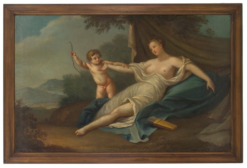 Dipinto "venere e Cupido"