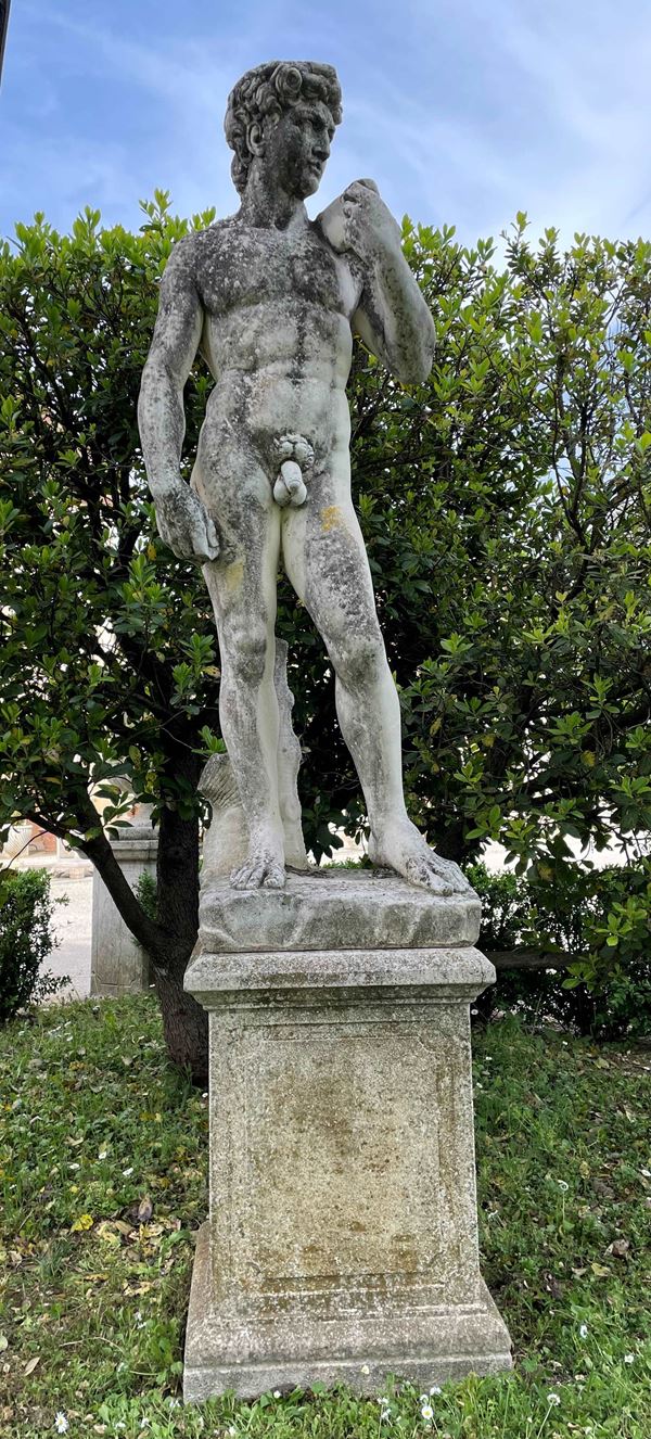 Scultura "DAVID"  - Asta MILANO DECOR - Antiques, Fine Art, Carpets & Design Auction (n. 100) - Viscontea Casa d'Aste