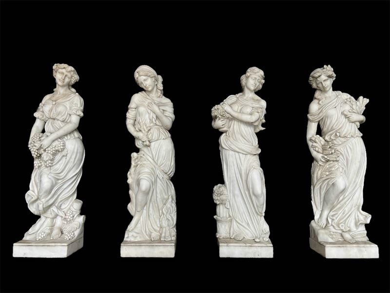 Quattro Sculture "stagioni"
