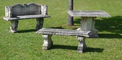 Panchina, Panca e Tavolo