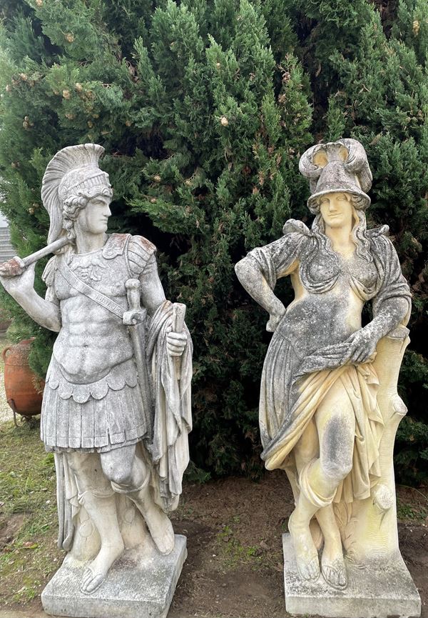 Sculture "MARTE E MINERVA"