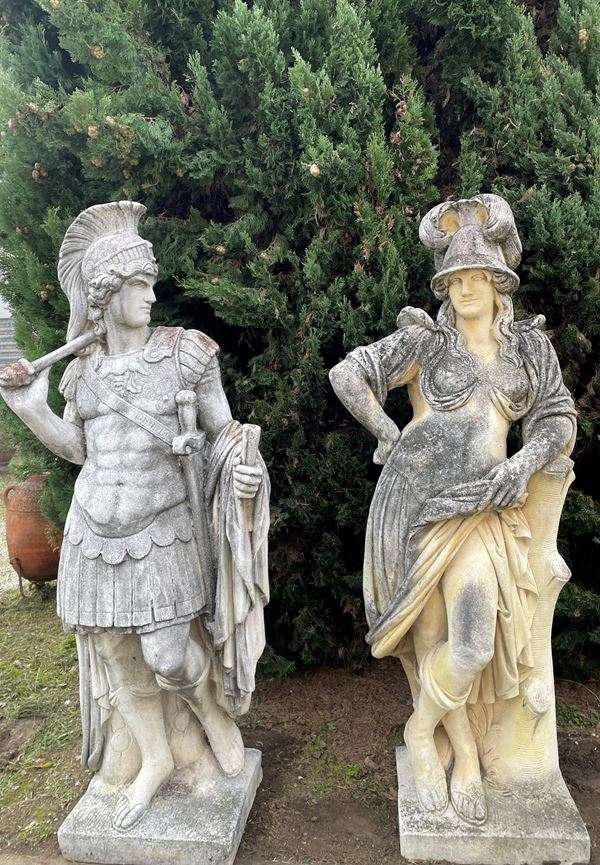 Sculture "MARTE E MINERVA"