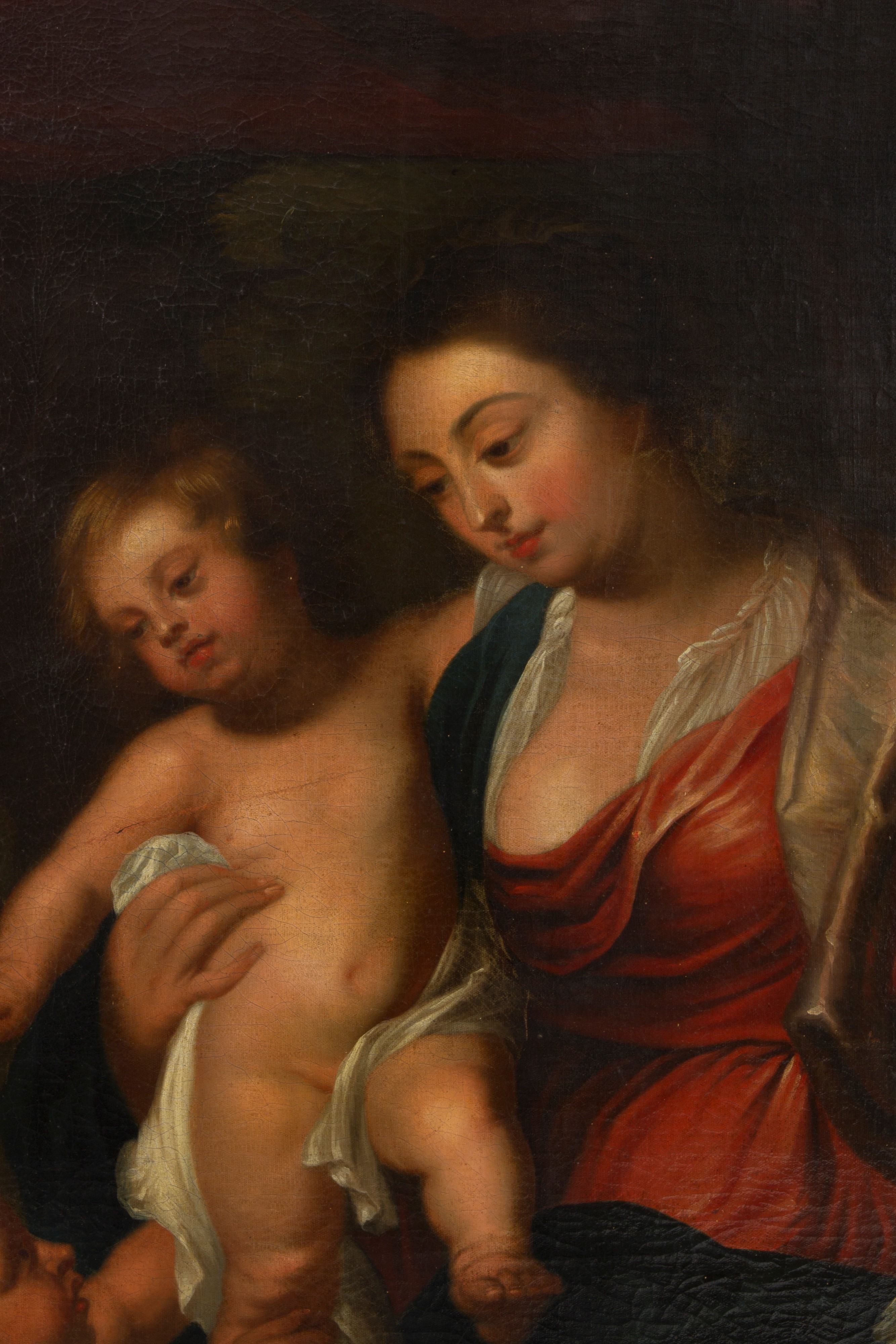 Dipinto "sacra Famiglia con San Giovannino"