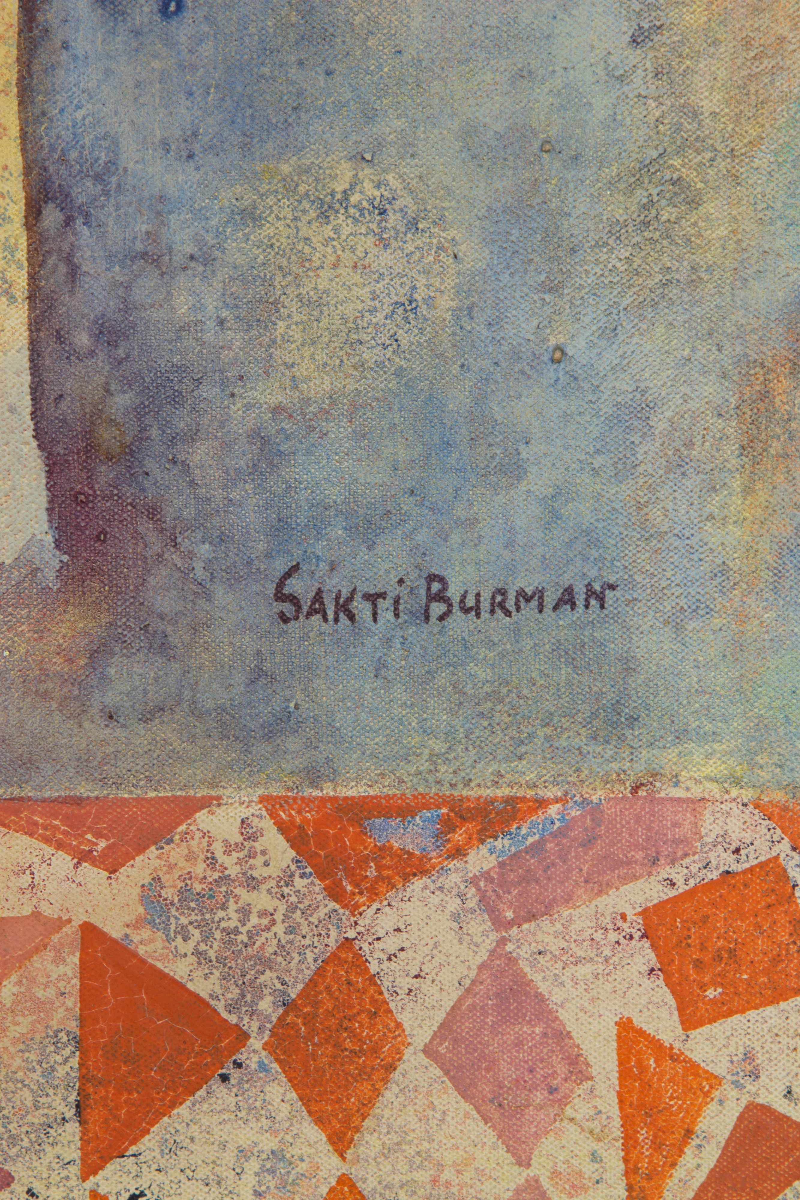 Sakti Burman - Dipinto "primavera"
