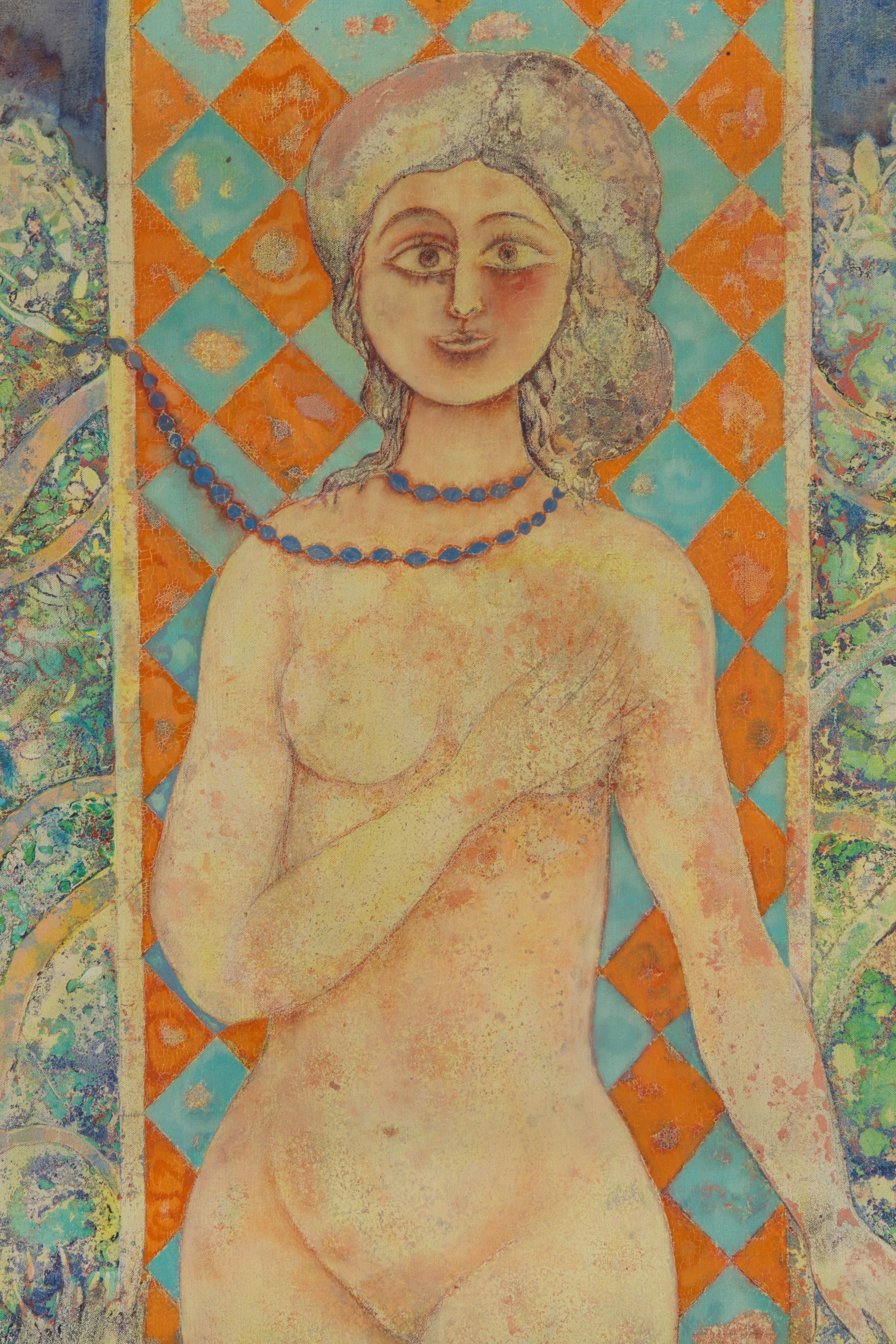 Sakti Burman - Dipinto "primavera"