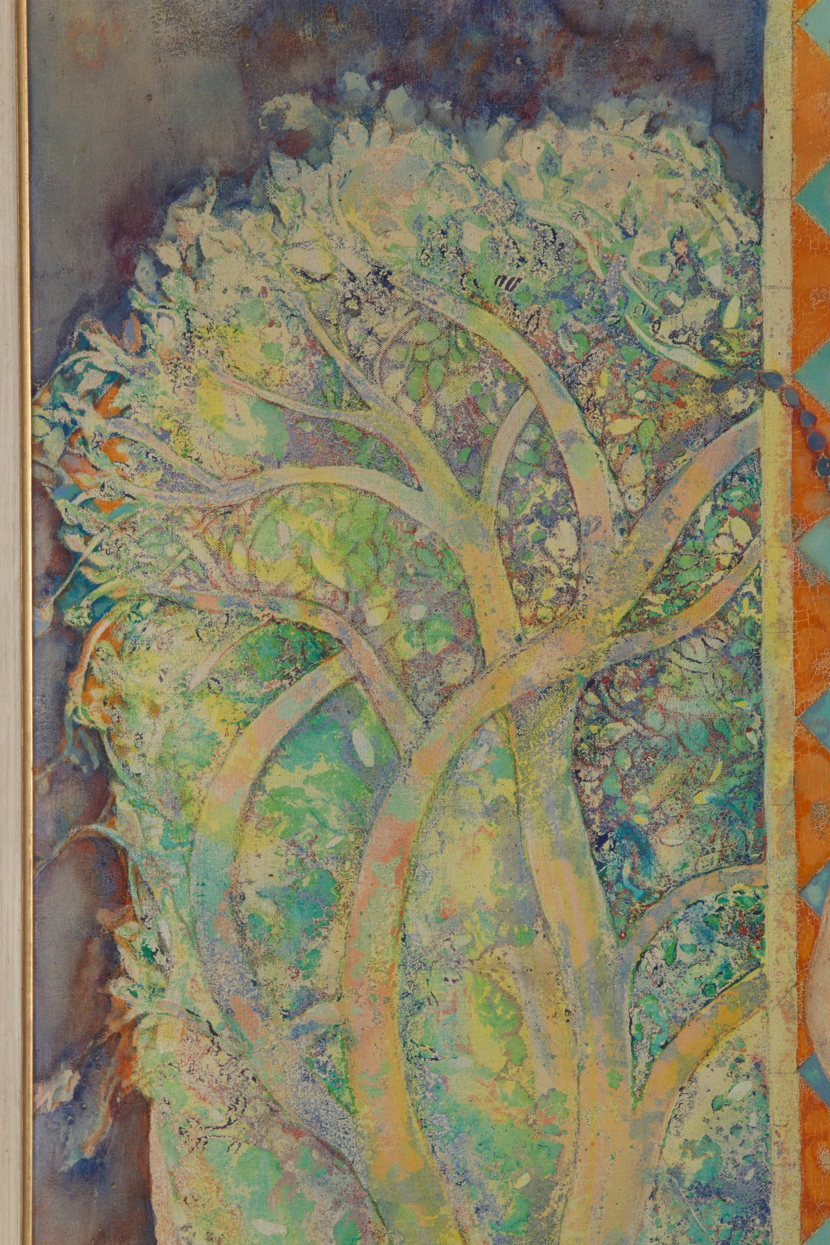 Sakti Burman - Dipinto "primavera"