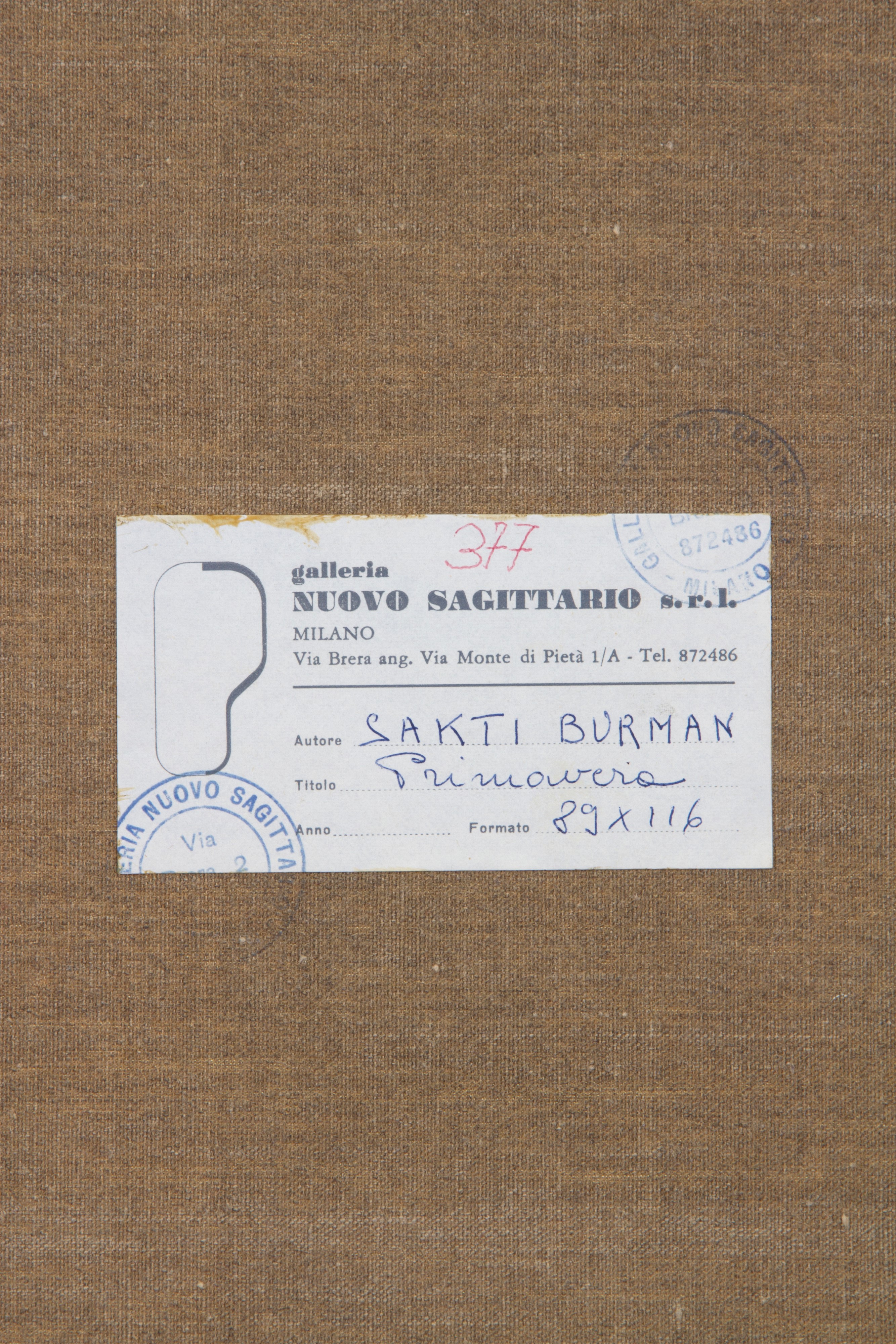 Sakti Burman - Dipinto "primavera"
