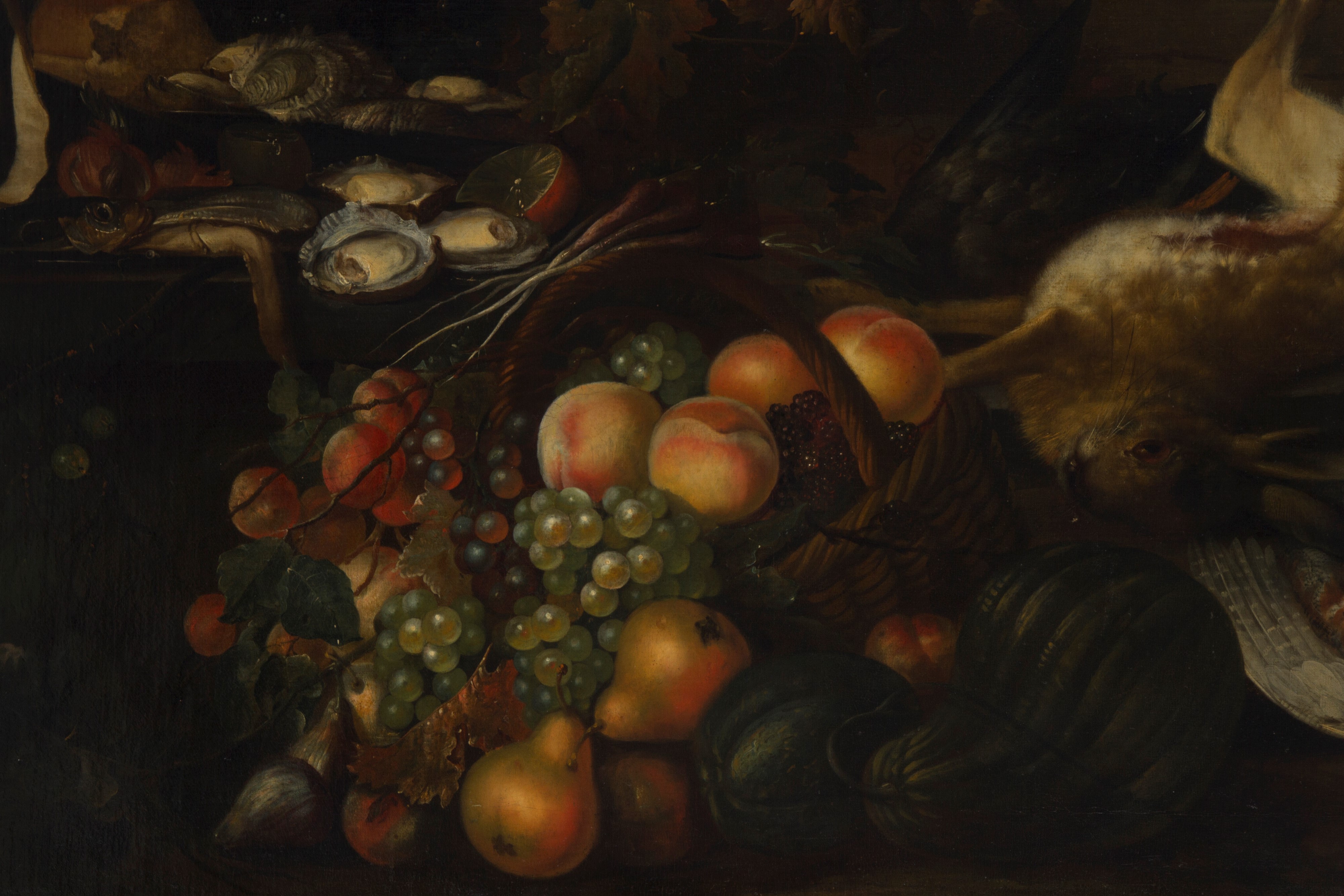 Jan Weenix - Natura Morta, olio su tela, 112 x 181 cm
