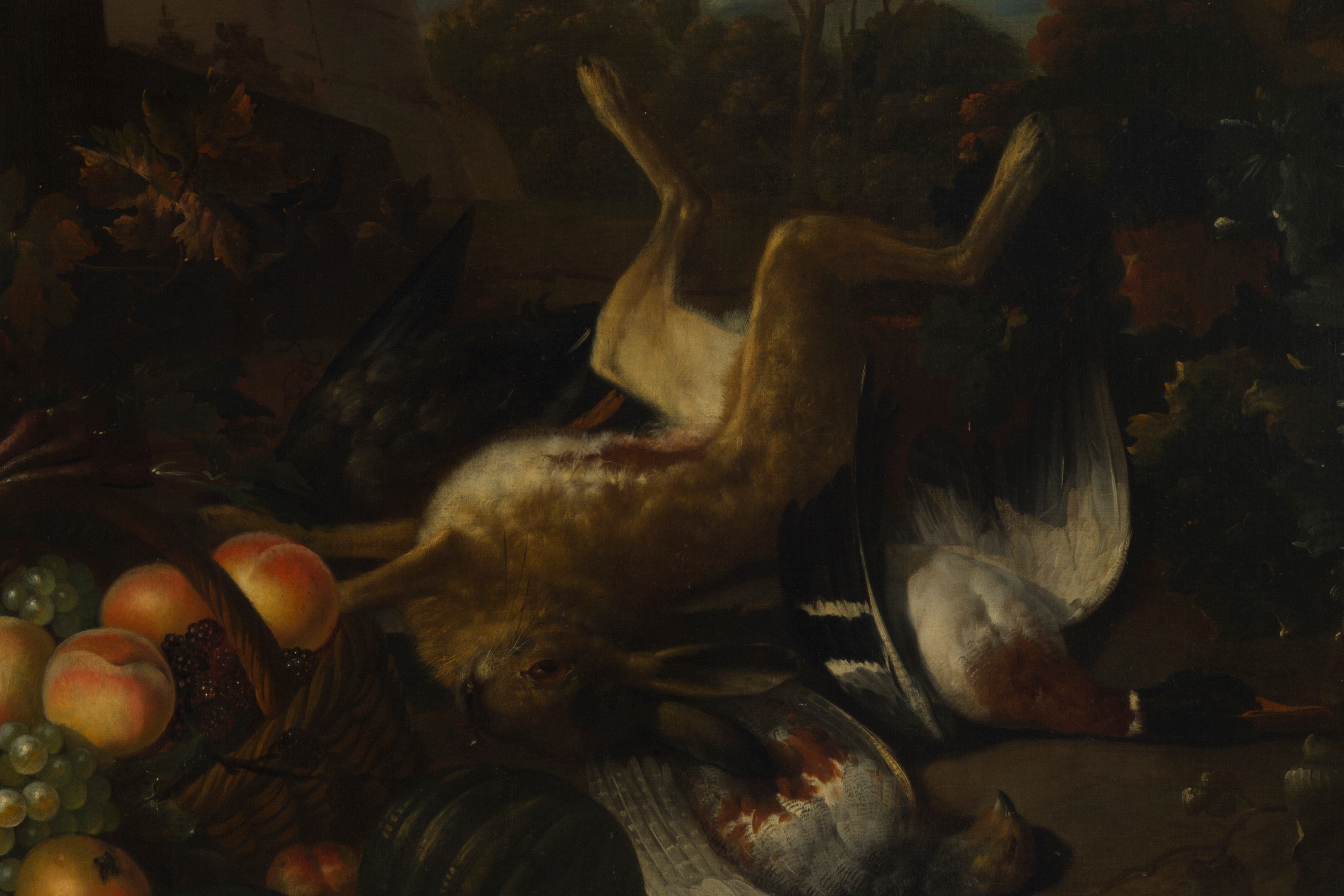 Jan Weenix - Natura Morta, olio su tela, 112 x 181 cm