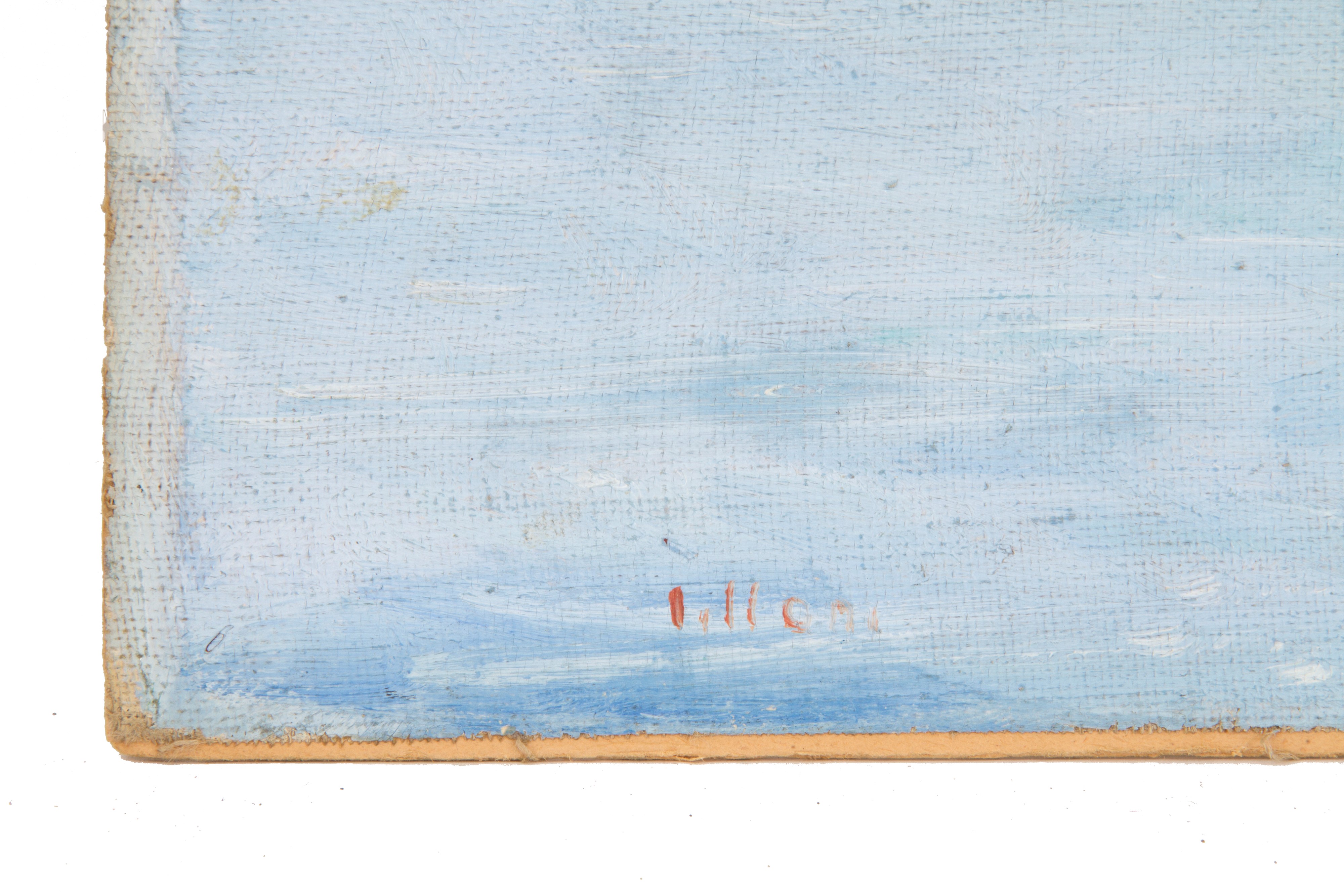 Umberto Lilloni - Dipinto "suna e Pallanza"
