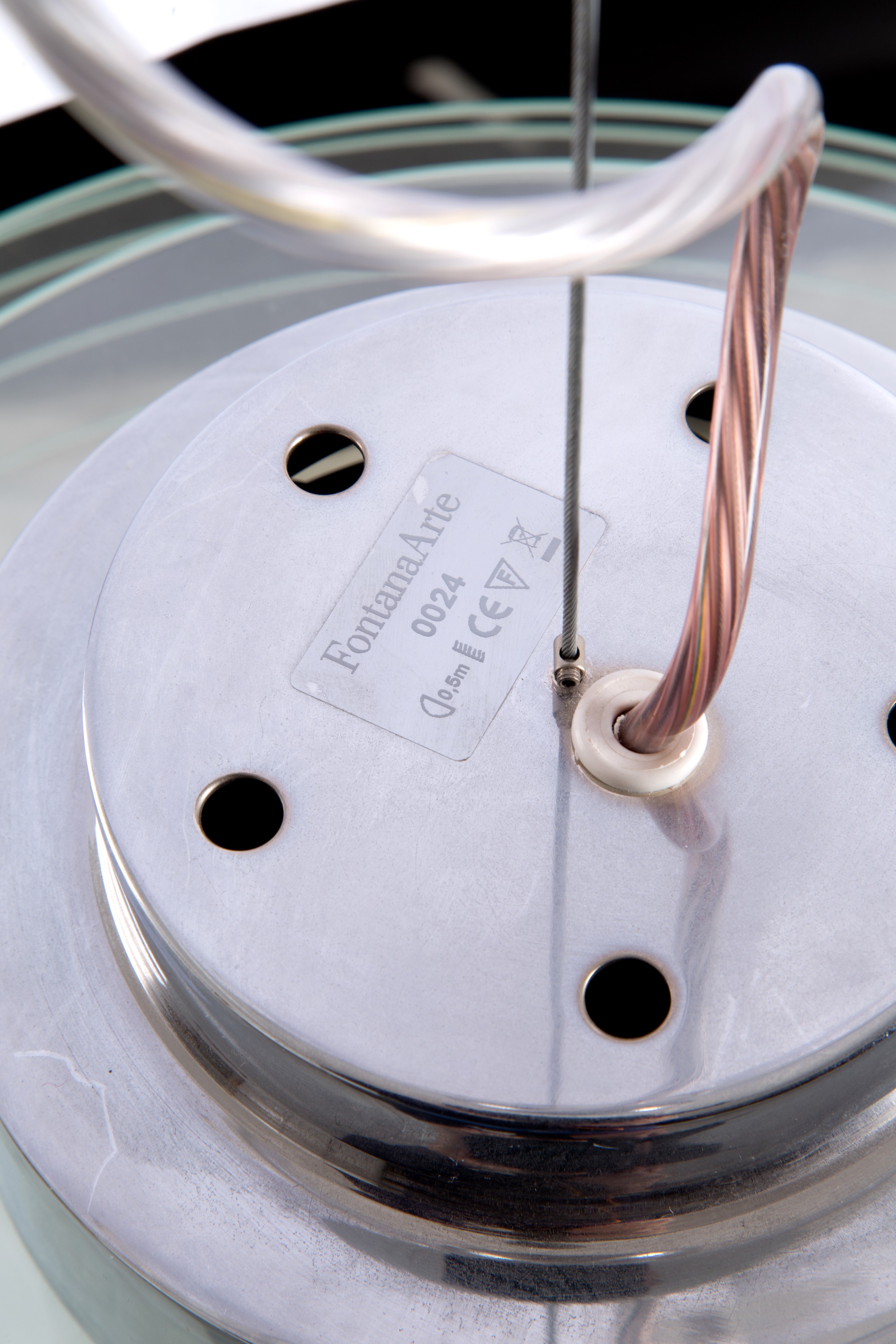 Lampadario mod. 0024 per FONTANA ARTE