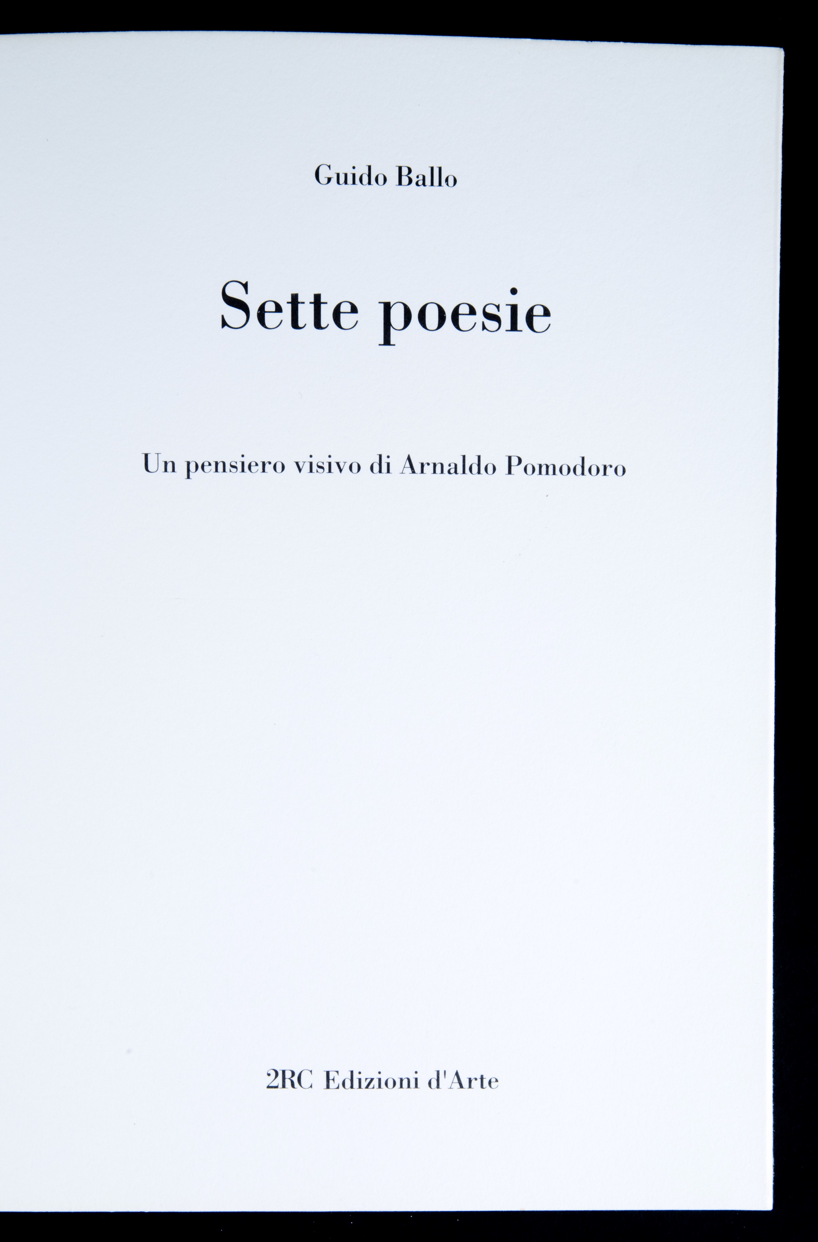 Sette poesie con un pensiero visivo