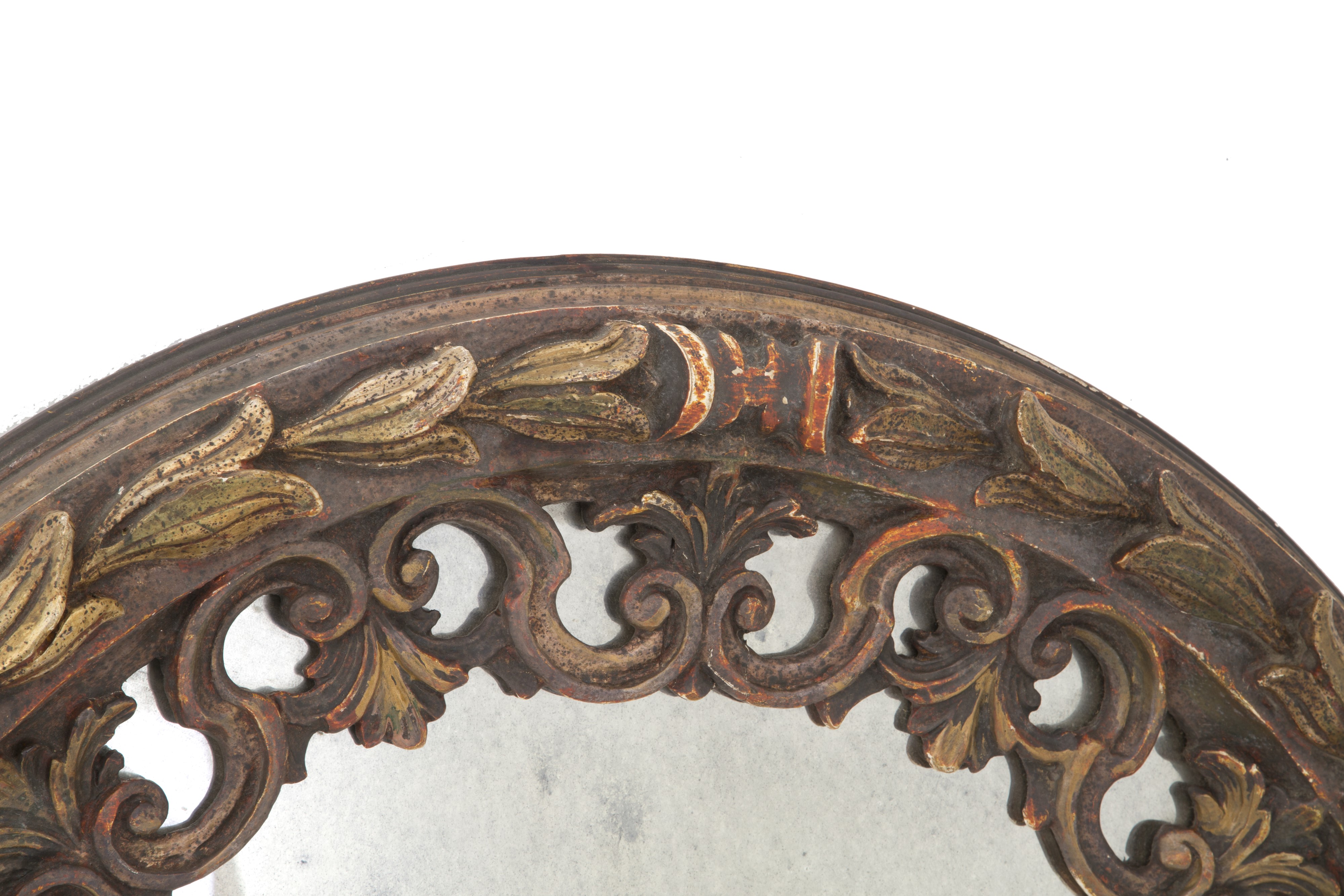Specchiera Ovale in Legno