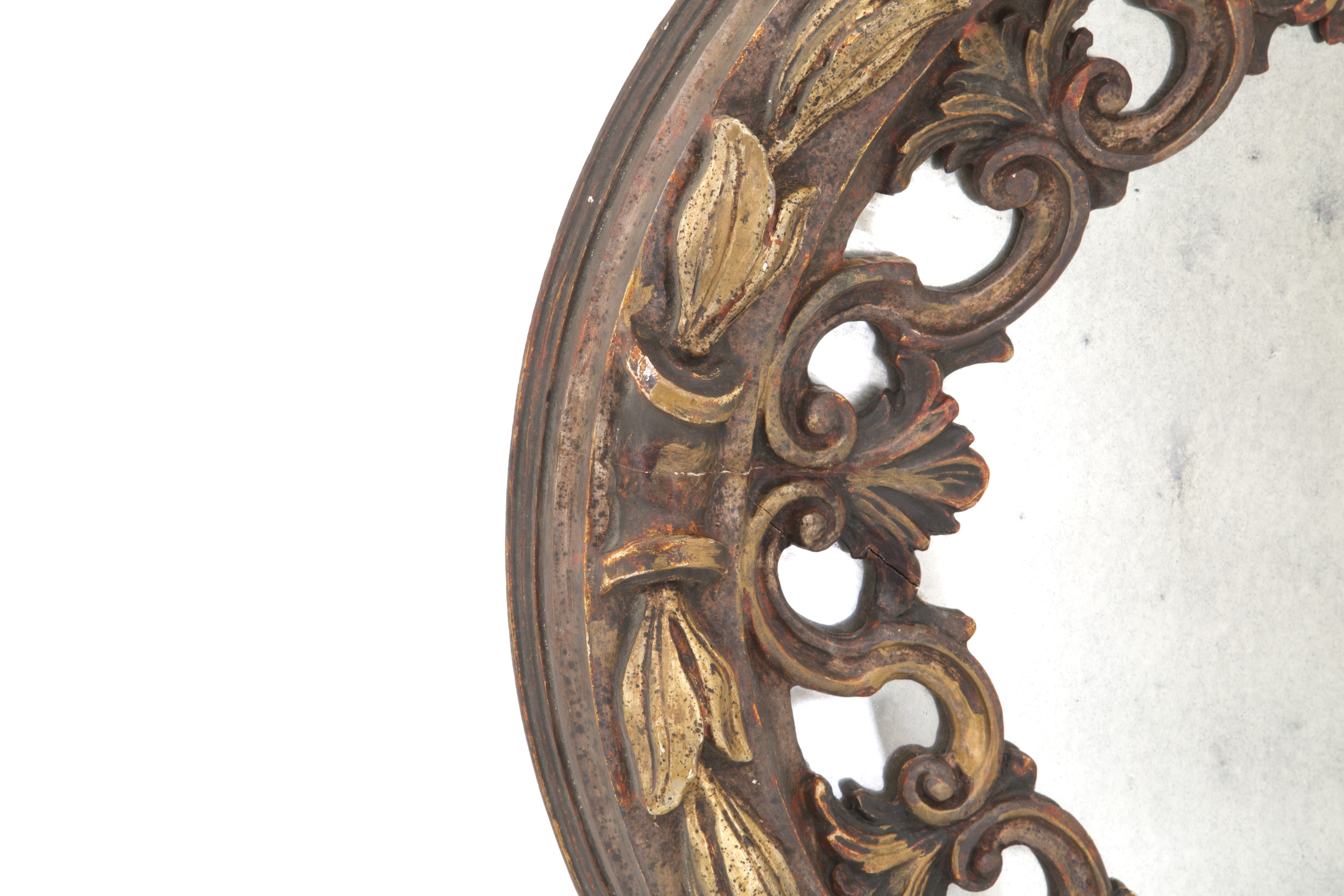 Specchiera Ovale in Legno