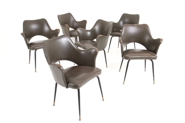 Six armchairs