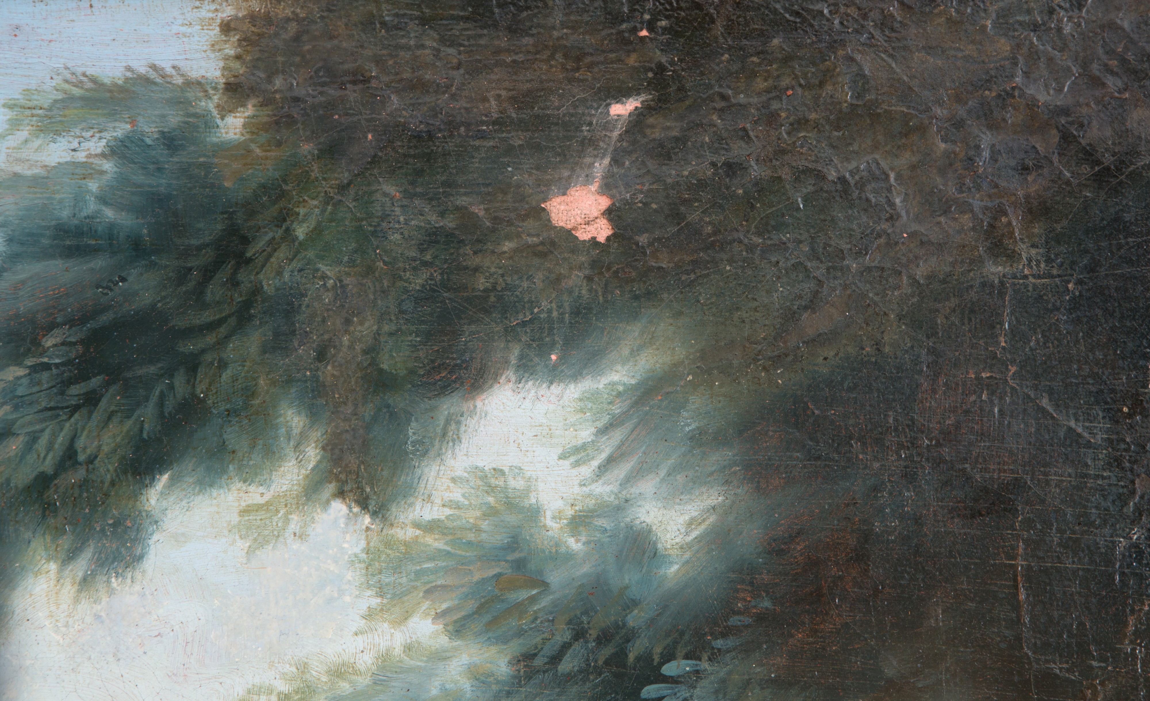 Dipinto, Natura morta e vaso di fiori, olio su tela (XIX secolo)