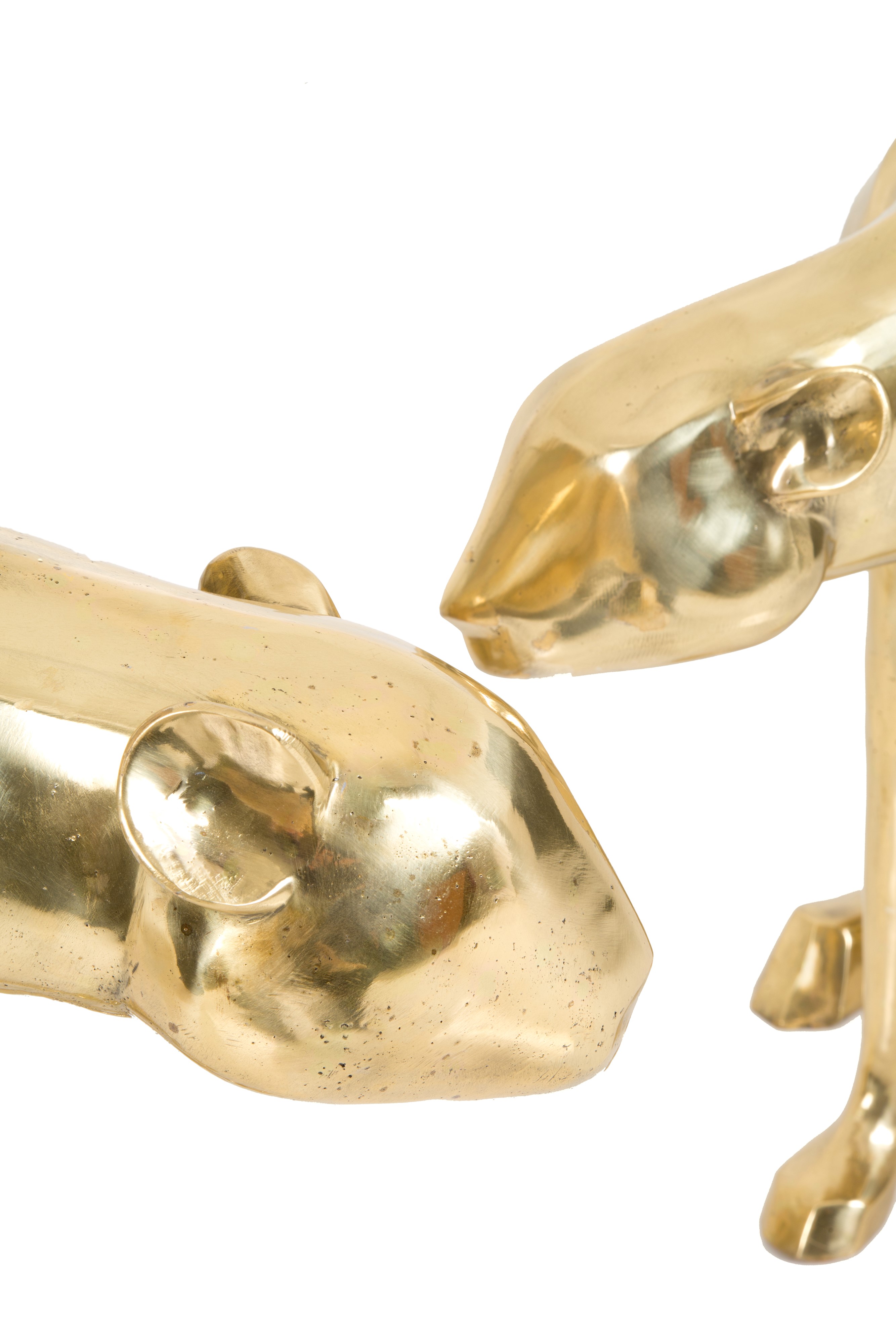 Due Sculture "giaguari Stilizzati"