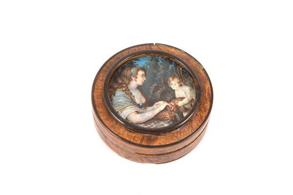 Scatoletta con miniatura