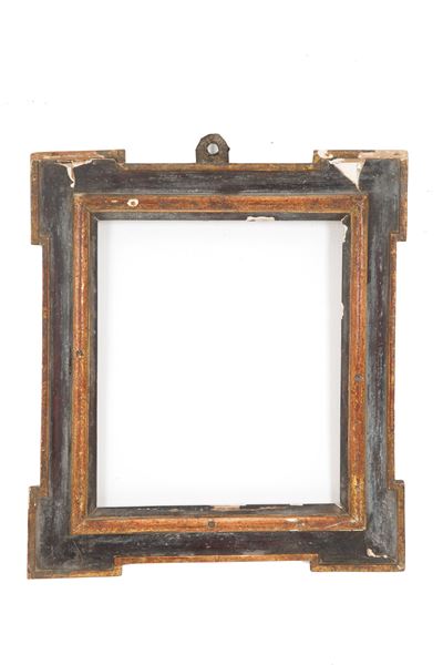 Cornice in Legno Laccato e Dorato