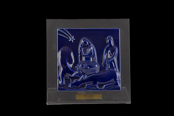 ANGELO BIANCINI - Plaque "NATIVITY"