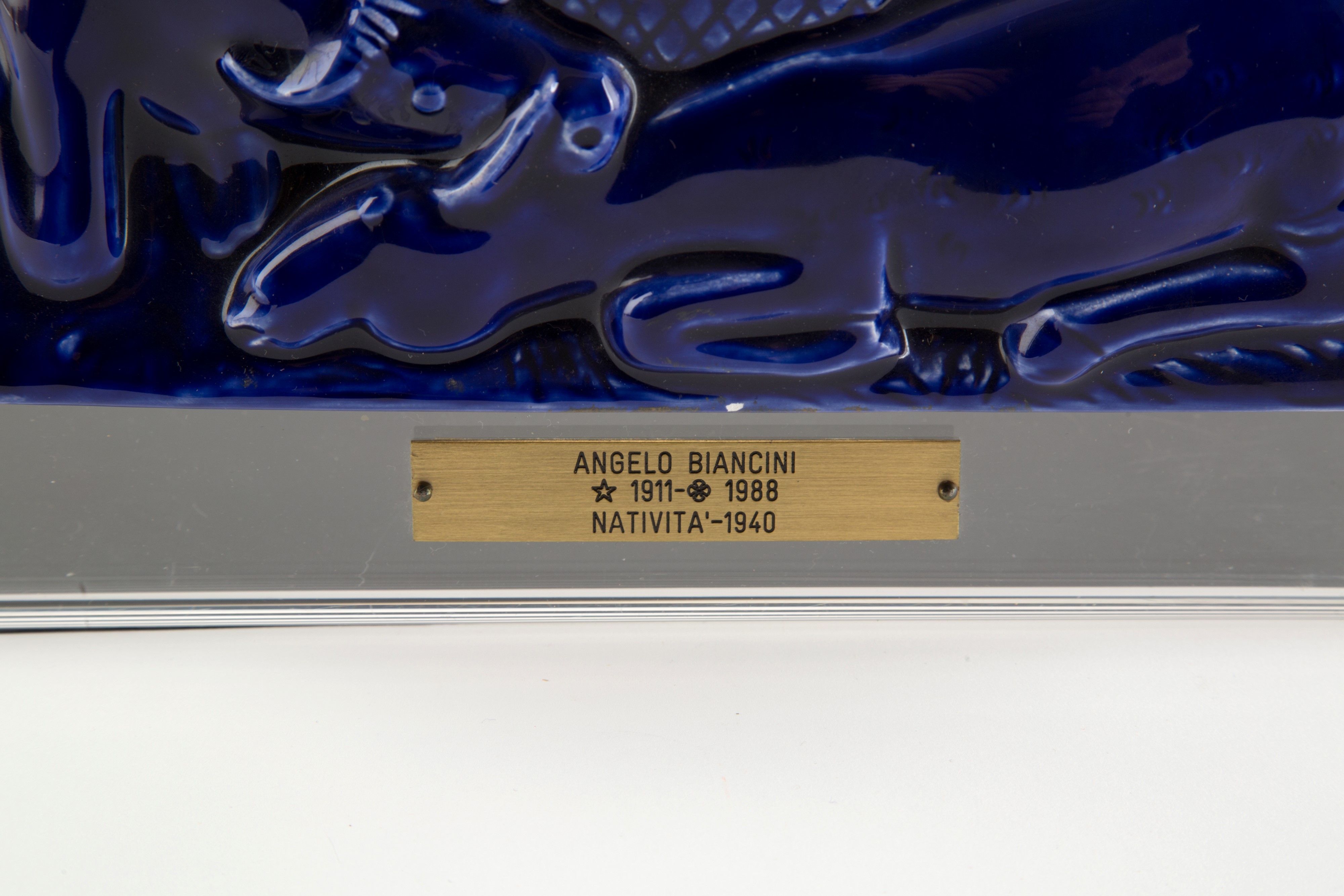 Angelo Biancini - Placca "nativita' "