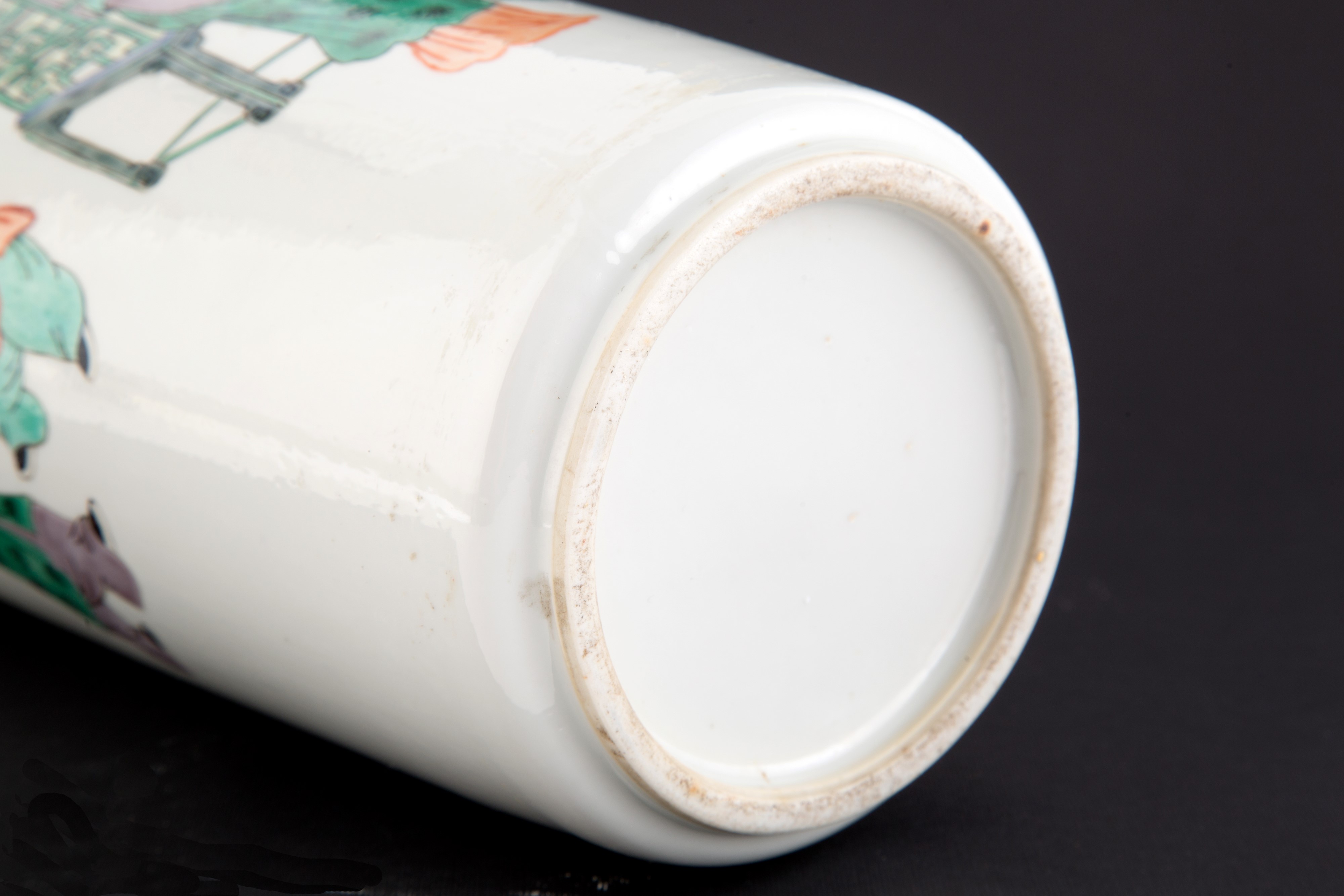 Vaso in porcellana Famiglia Verde
